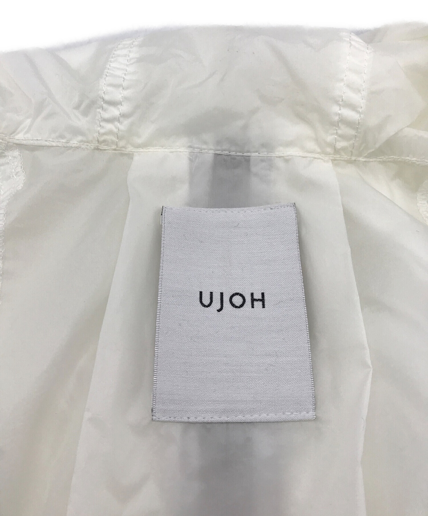 中古・古着通販】UJOH (ウジョー) ナイロンコート アイボリー サイズ:2