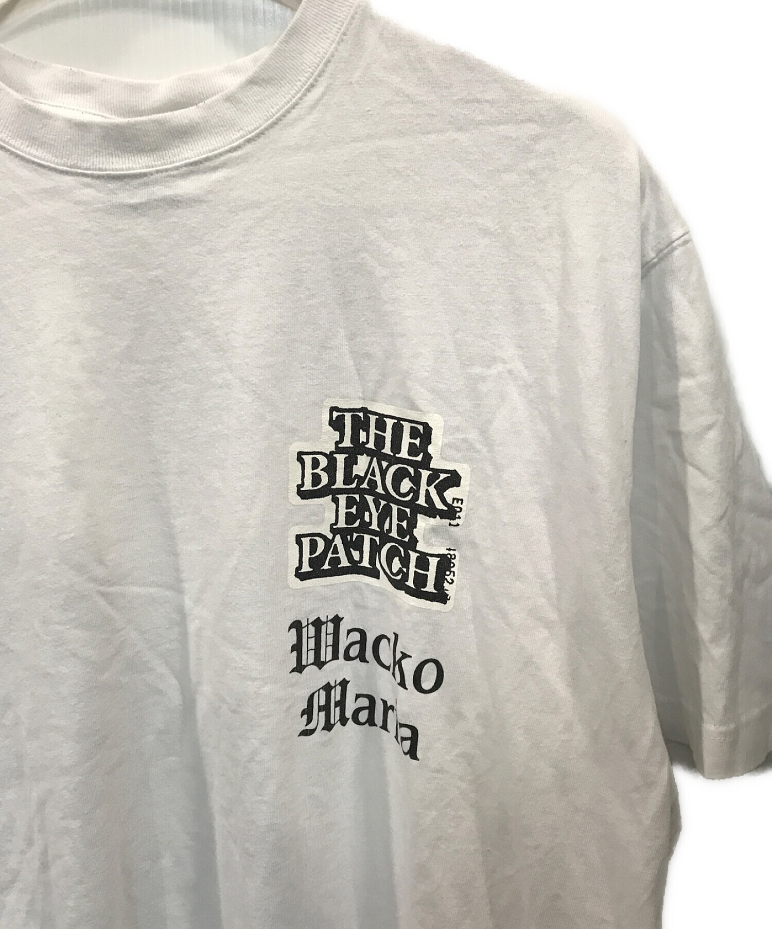 BlackEyePatch (ブラックアイパッチ) WACKO MARIA (ワコマリア) CREW NECK T-SHIRT TYPE-1 ホワイト  サイズ:XL