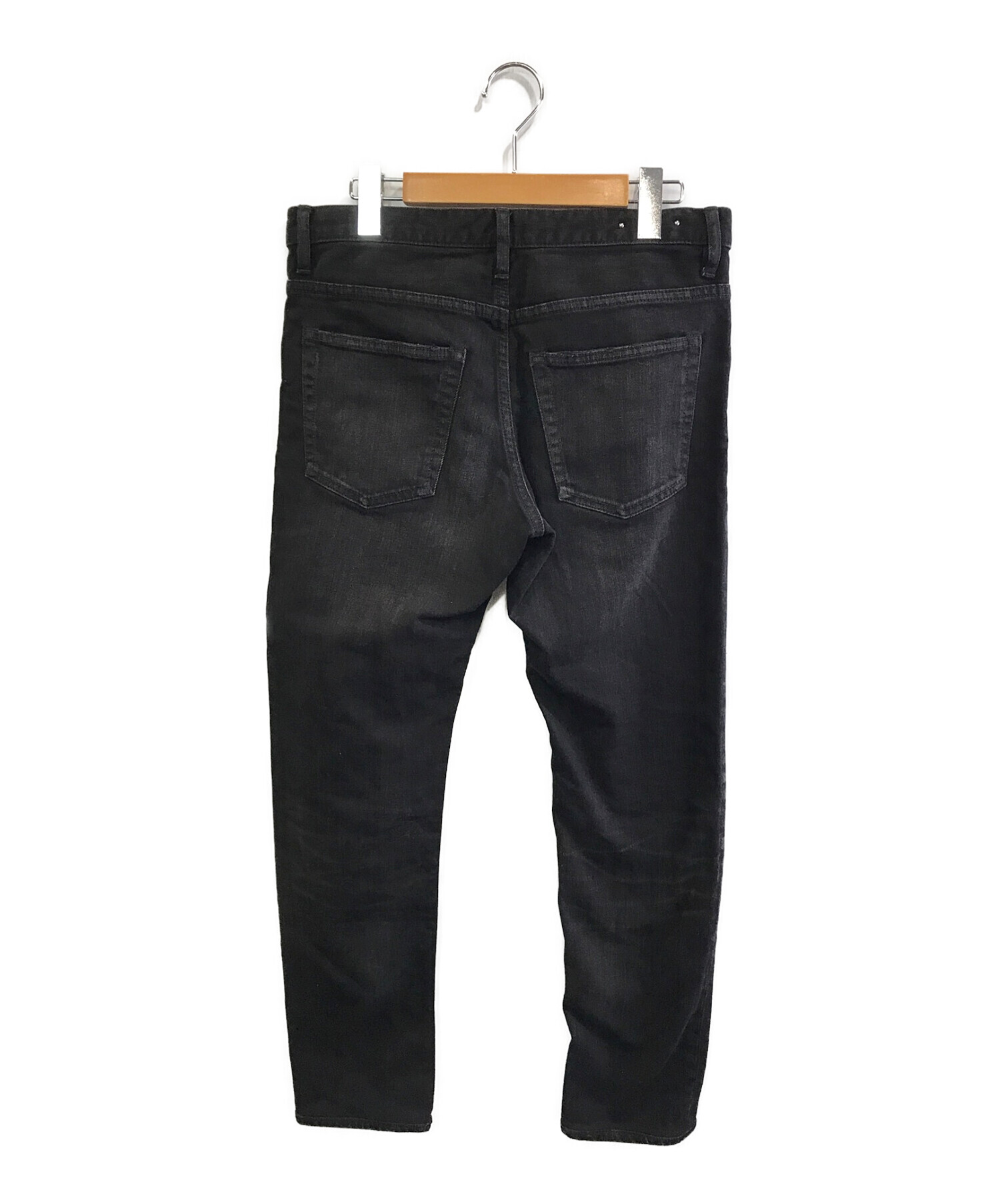 MINEDENIM (マインデニム) S.Slim STR 5pocket ブラック サイズ:9