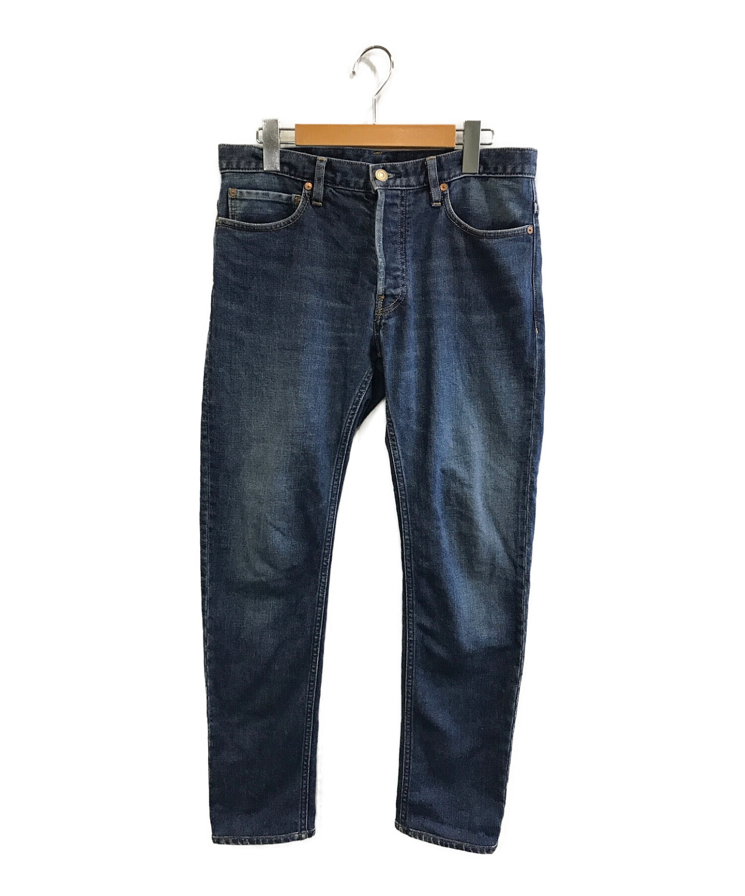 MINEDENIM (マインデニム) S.Slim STR 5pocket ブルー サイズ:9