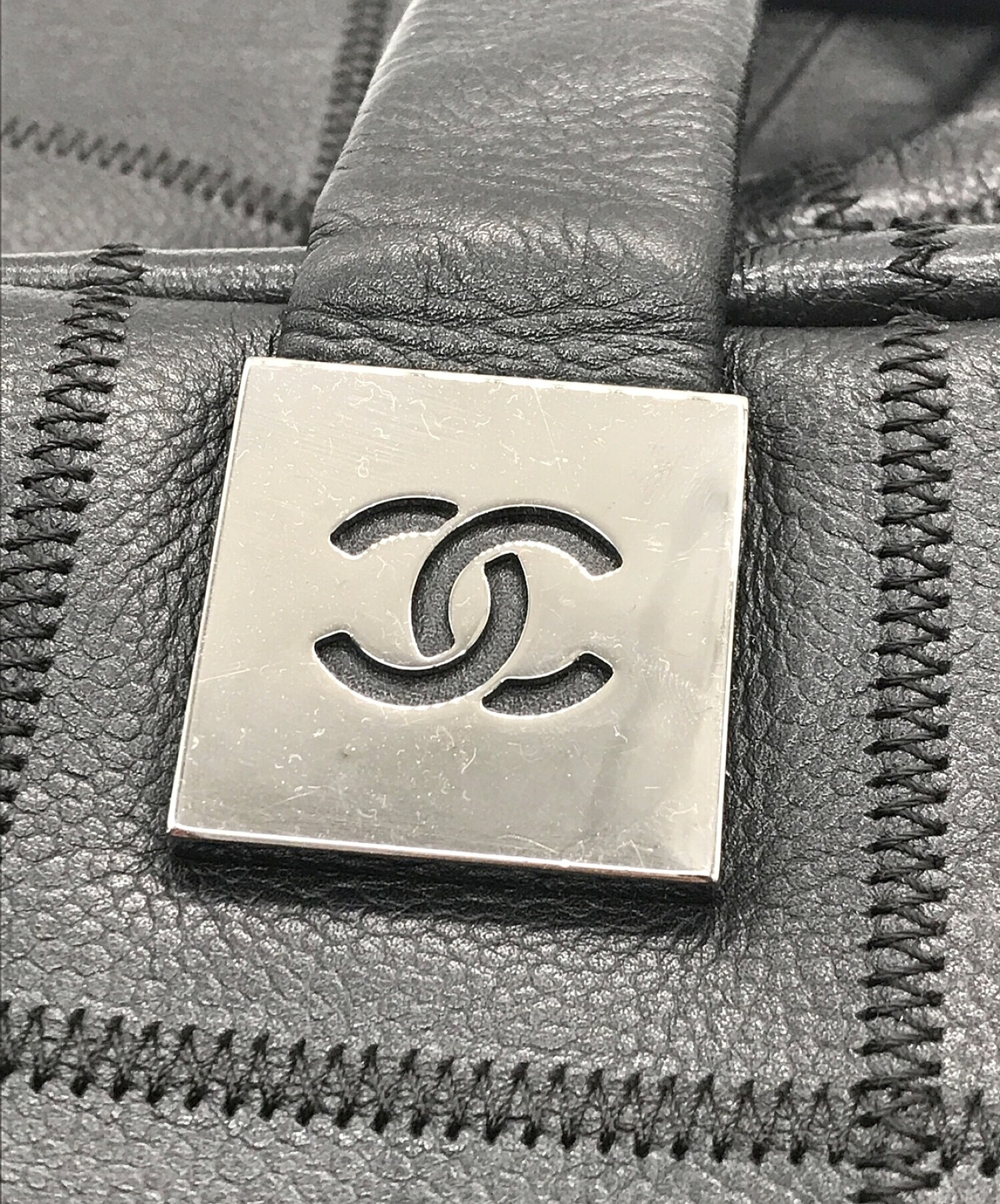 中古・古着通販】CHANEL (シャネル) チョコバーキャビアスキン