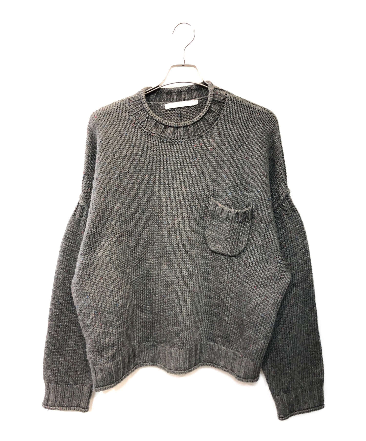 VICTIM (ヴィクティム) MELANGE GANDHI KNIT グレー サイズ:M