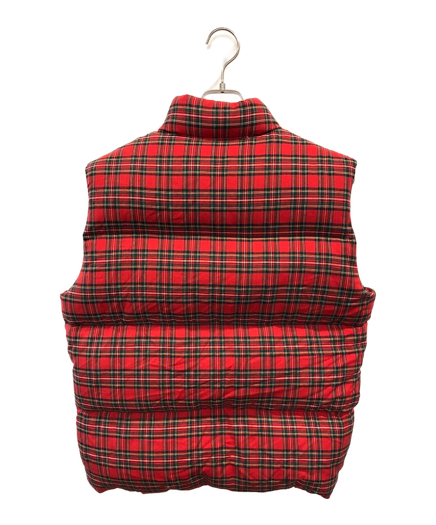 中古・古着通販】ERL (イーアールエル) PLAID PUFFER VEST WOVEN