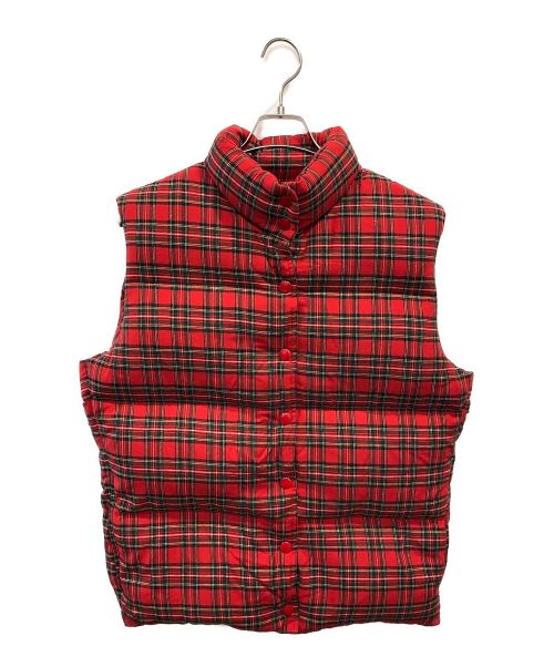 中古・古着通販】ERL (イーアールエル) PLAID PUFFER VEST WOVEN