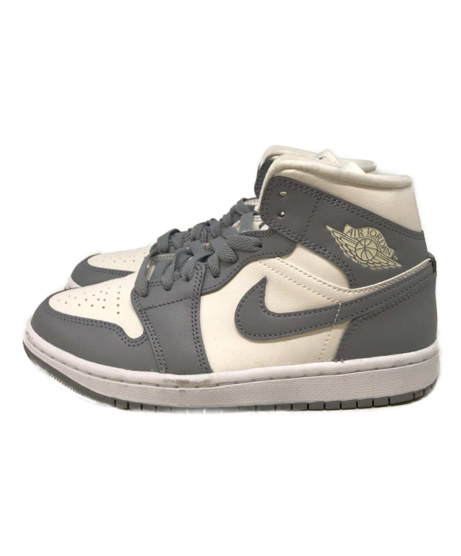 中古・古着通販】NIKE (ナイキ) WMNS AIR JORDAN 1 MID グレー