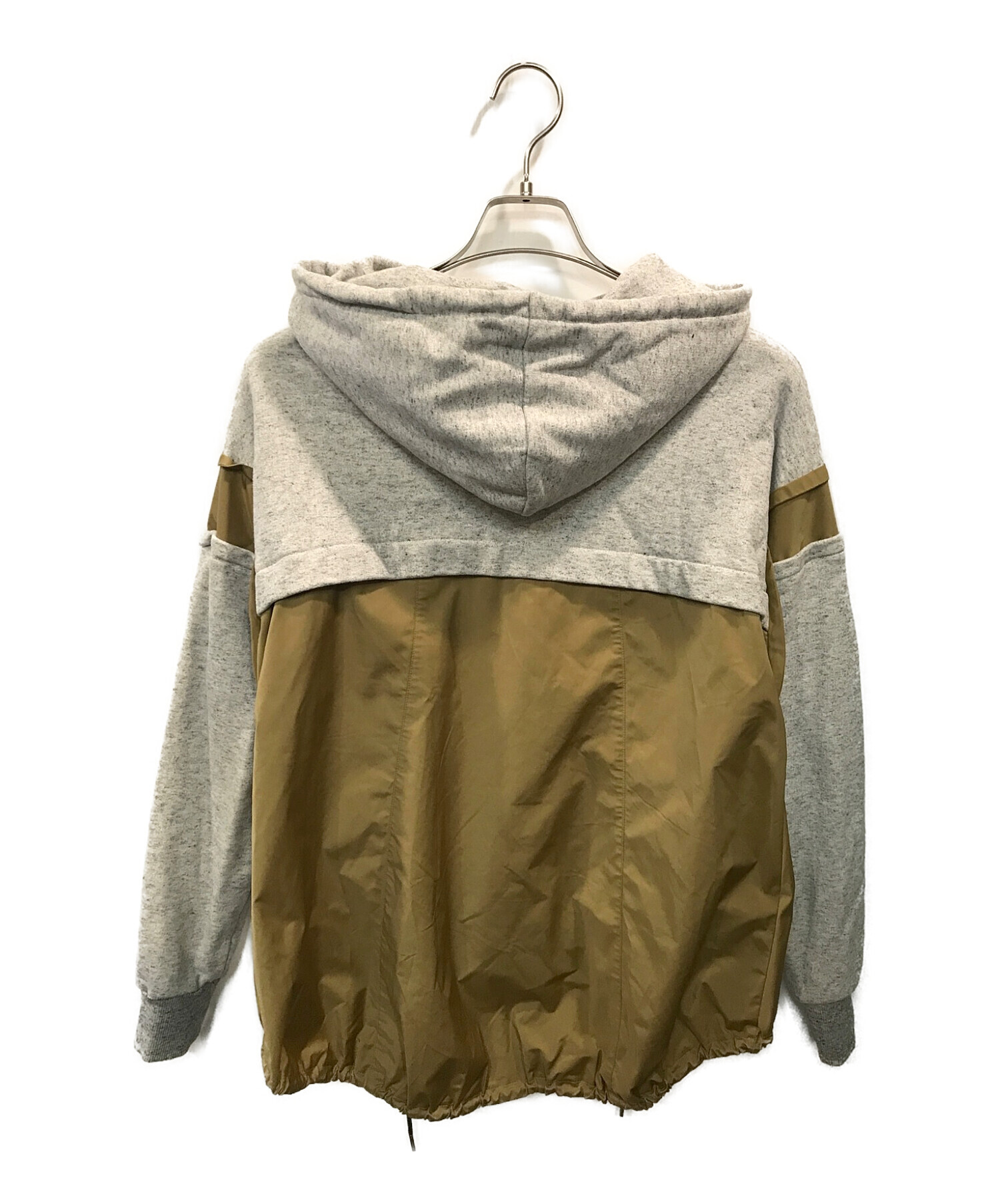nagonstans 新作新品 hoodie parka フーディパーカー 黒 - トップス