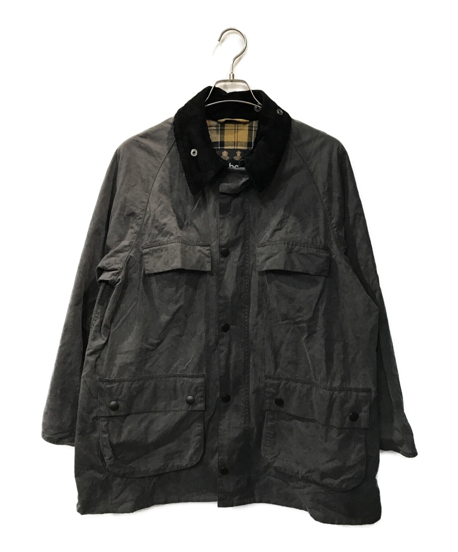 Barbour (バブアー) JOURNAL STANDARD (ジャーナルスタンダード) JS OS LONG BEDALE グレー サイズ:38