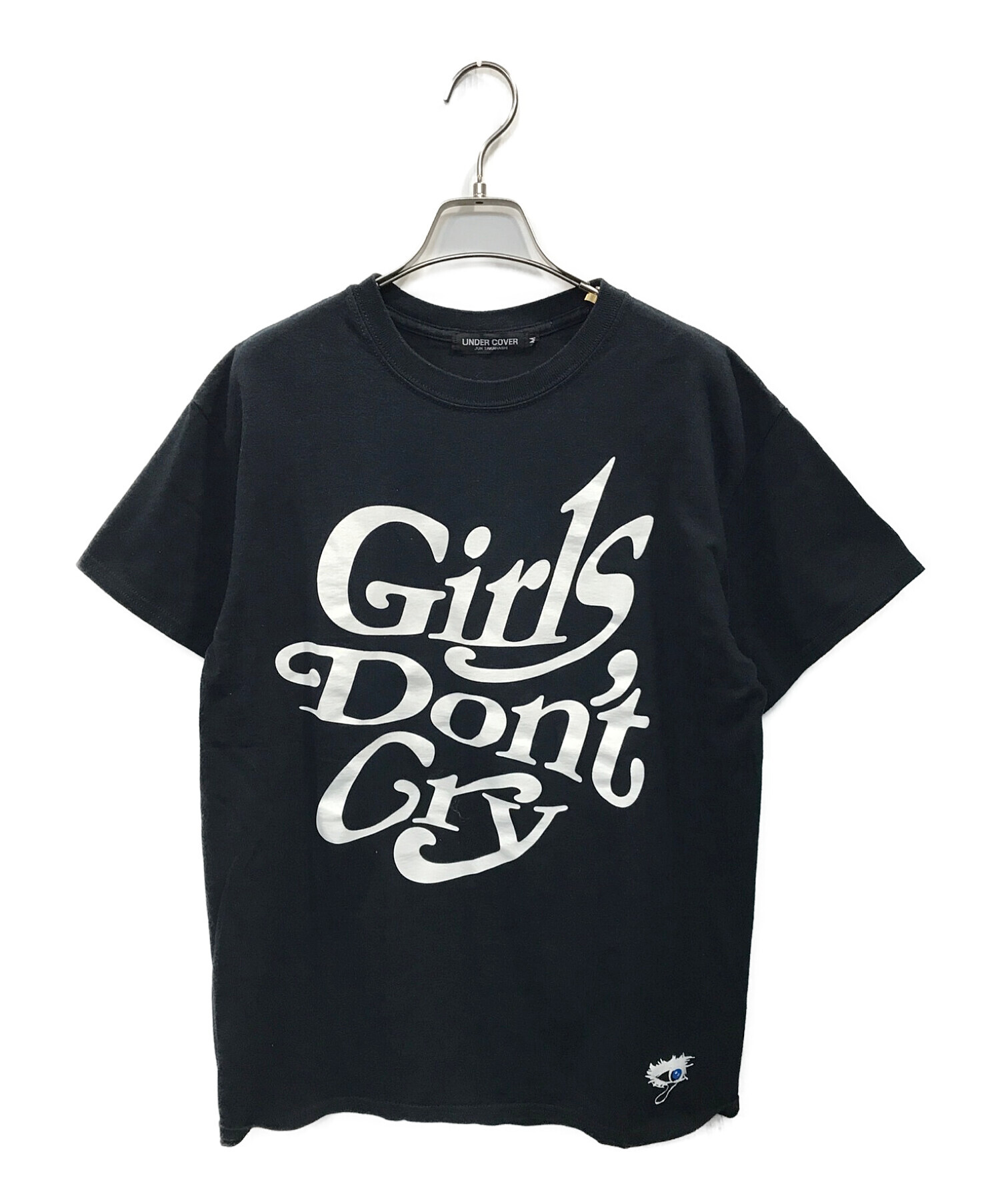 UNDERCOVER (アンダーカバー) GIRLS DON'T CRY (ガールズ ドント クライ) プリントTシャツ ネイビー サイズ:M