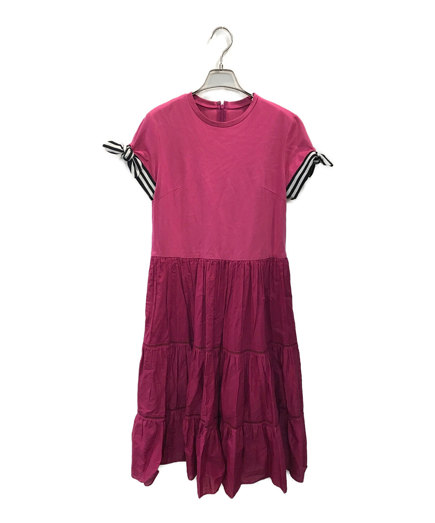 BORDERS AT BALCONY (ボーダーズアットバルコニー) BALLERINA TEE DRESS ピンク サイズ:36