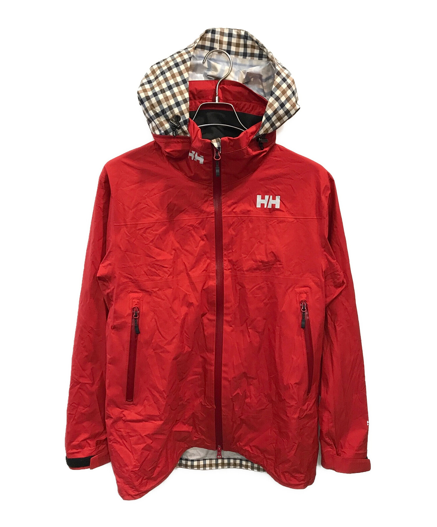 HELLY HANSEN (ヘリ―・ハンセン) Aquascutum (アクアスキュータム) ALVISS LIGHT JACKET レッド サイズ:M