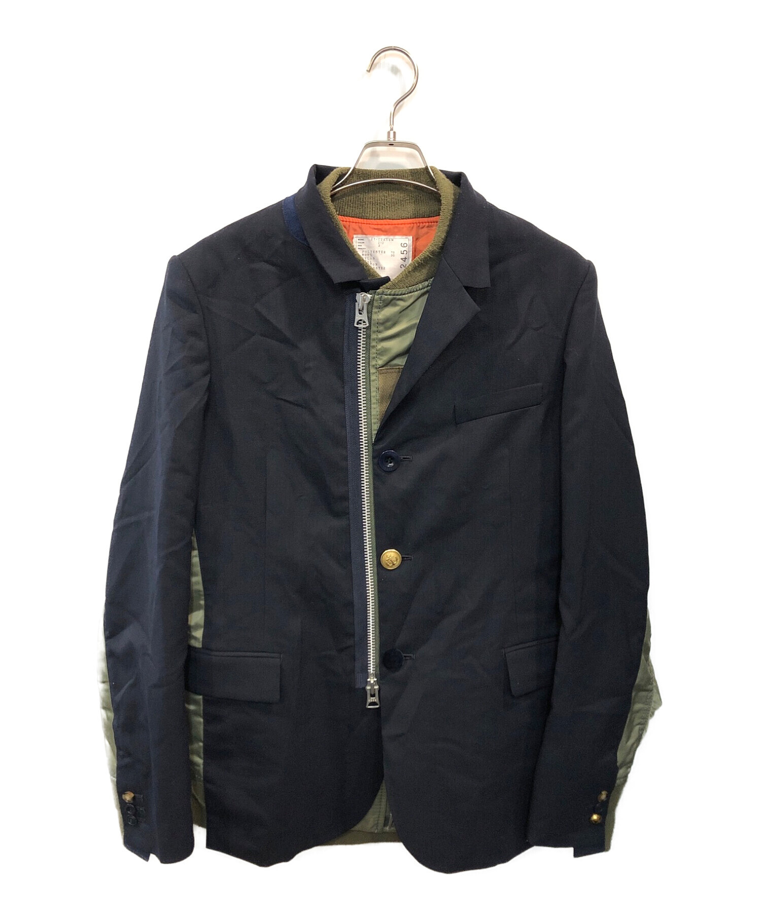【新品未使用】sacai suiting × ma-1 jacket サイズ3