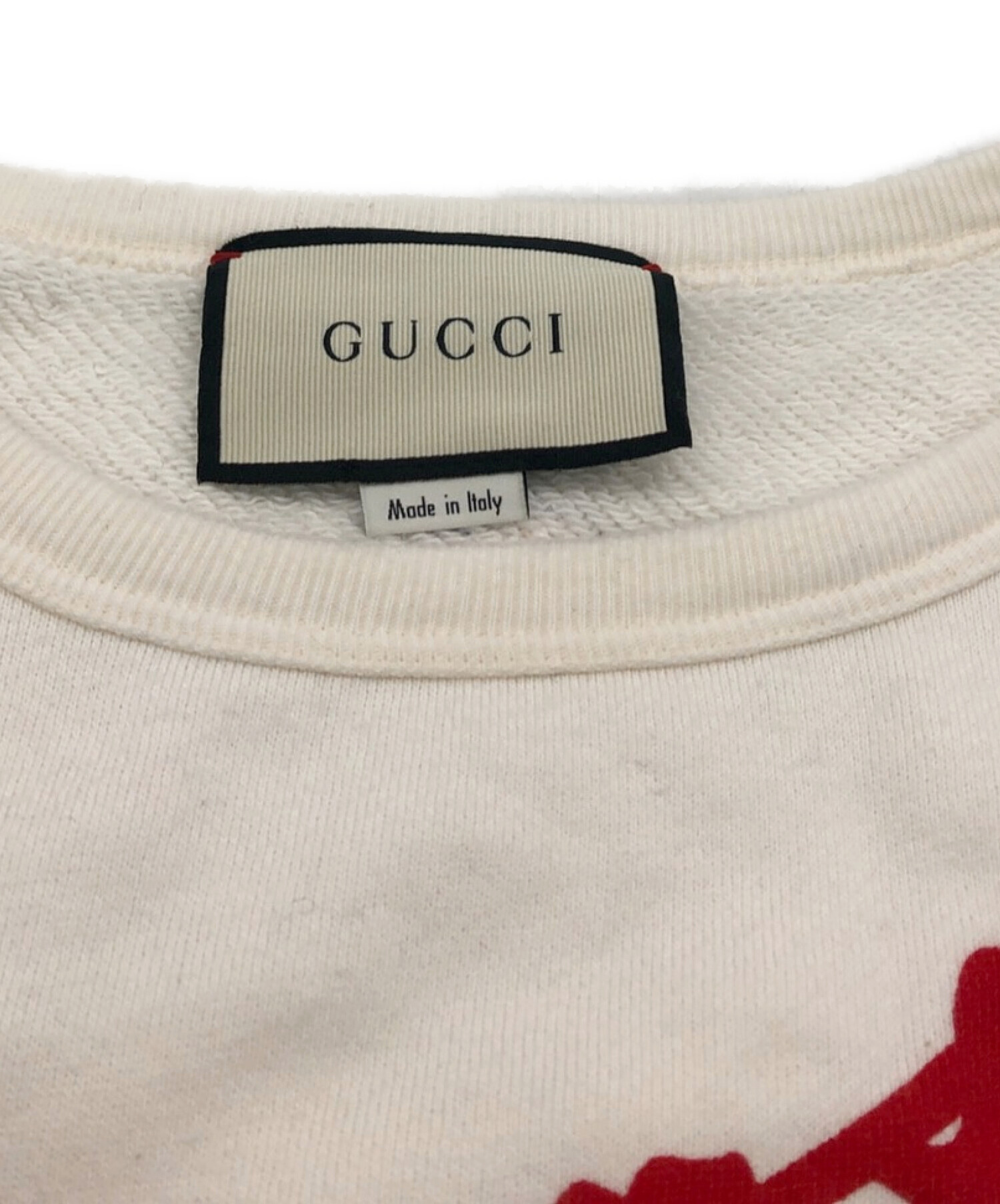 GUCCI (グッチ) シャトーマーモントスウェットシャツ アイボリー サイズ:L