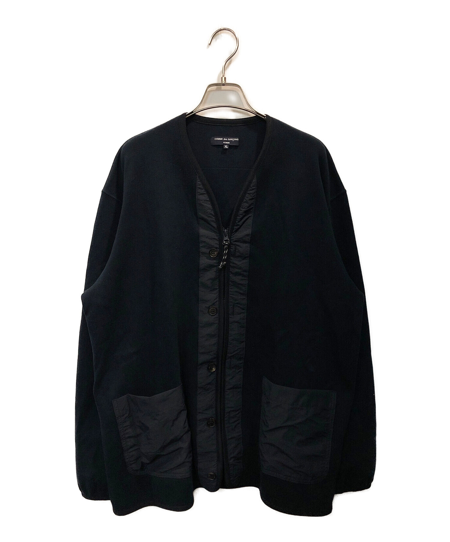 BLACK COMME des GARCONS カーディガン XL 黒