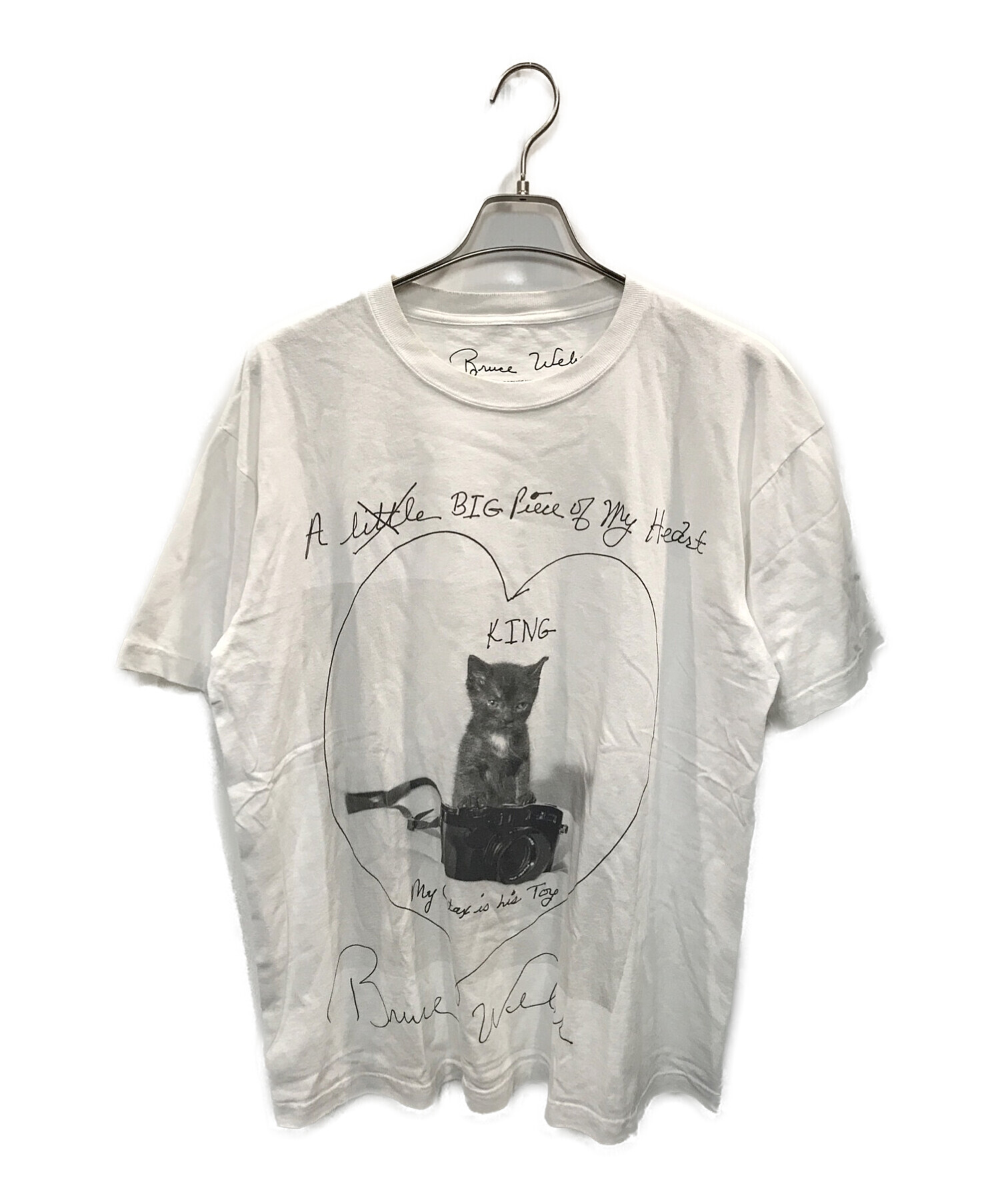 BRUCE WEBER (ブルース・ウェバー) BIOTOP (ビオトープ) 10c (テンシー) Anniversary Photo  T-shirts ホワイト サイズ:XL