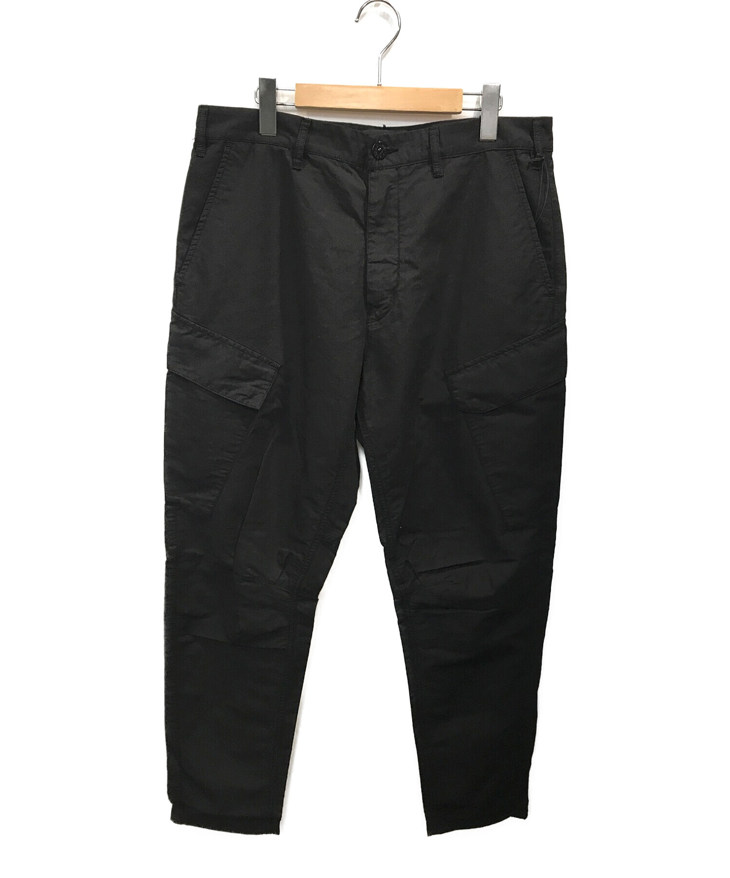 STONE ISLAND SHADOW PROJECT (ストーンアイランド シャドウプロジェクト) TIE UP CARGO PANT ブラック  サイズ:48