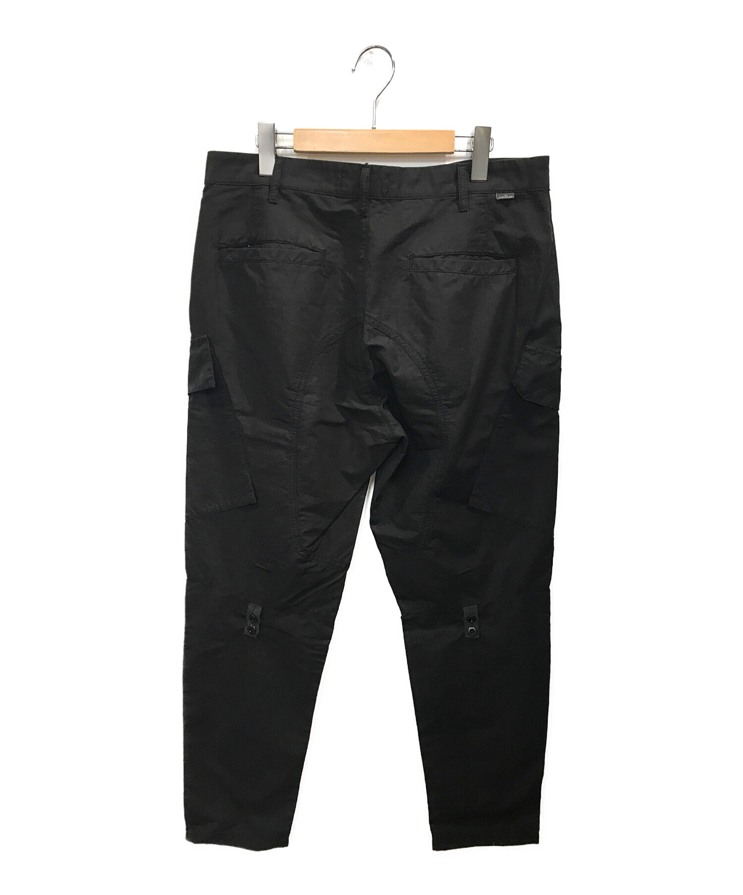 STONE ISLAND SHADOW PROJECT (ストーンアイランド シャドウプロジェクト) TIE UP CARGO PANT ブラック  サイズ:48