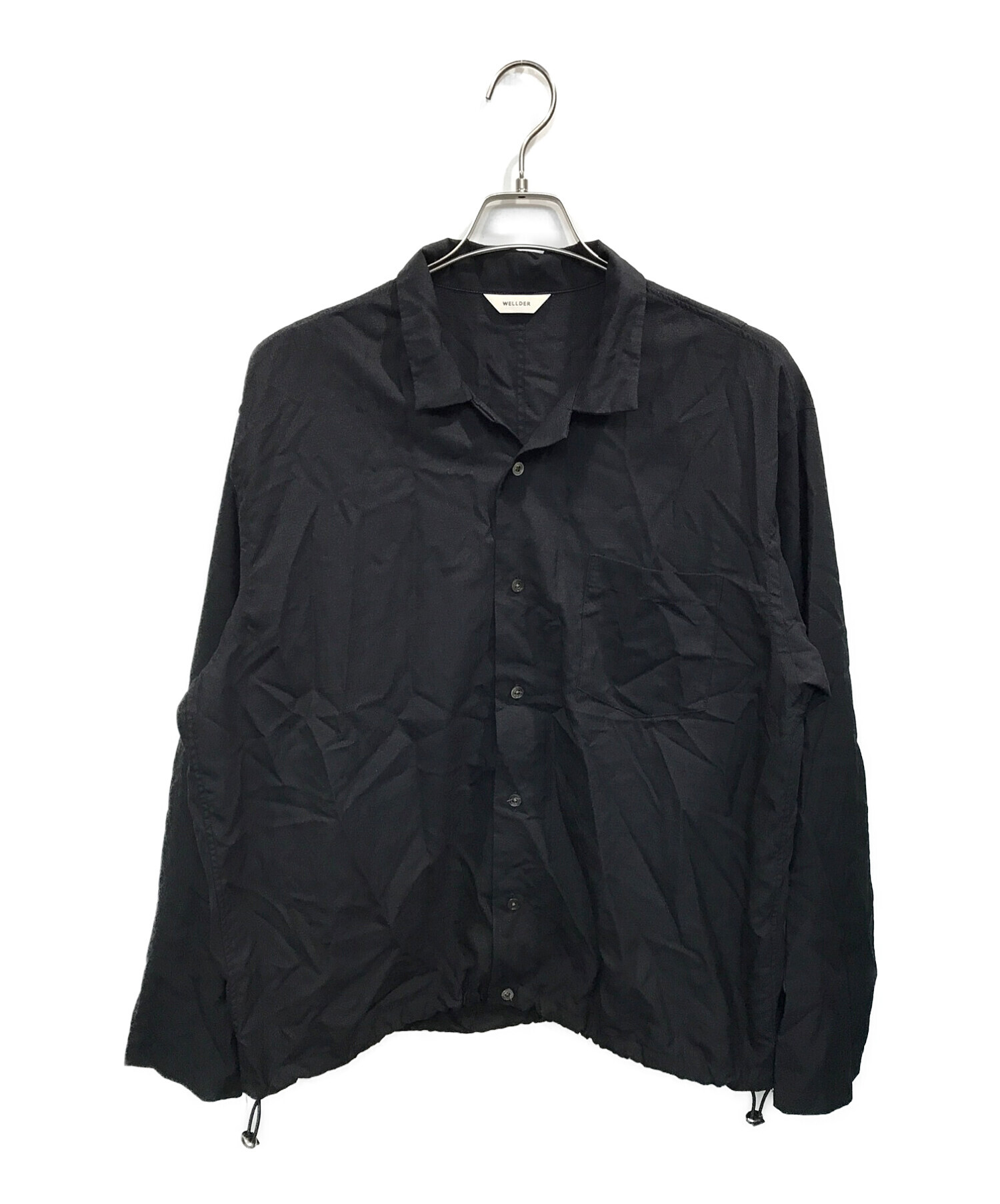 WELLDER (ウェルダー) DRAWSTRING SHIRT ネイビー サイズ:4