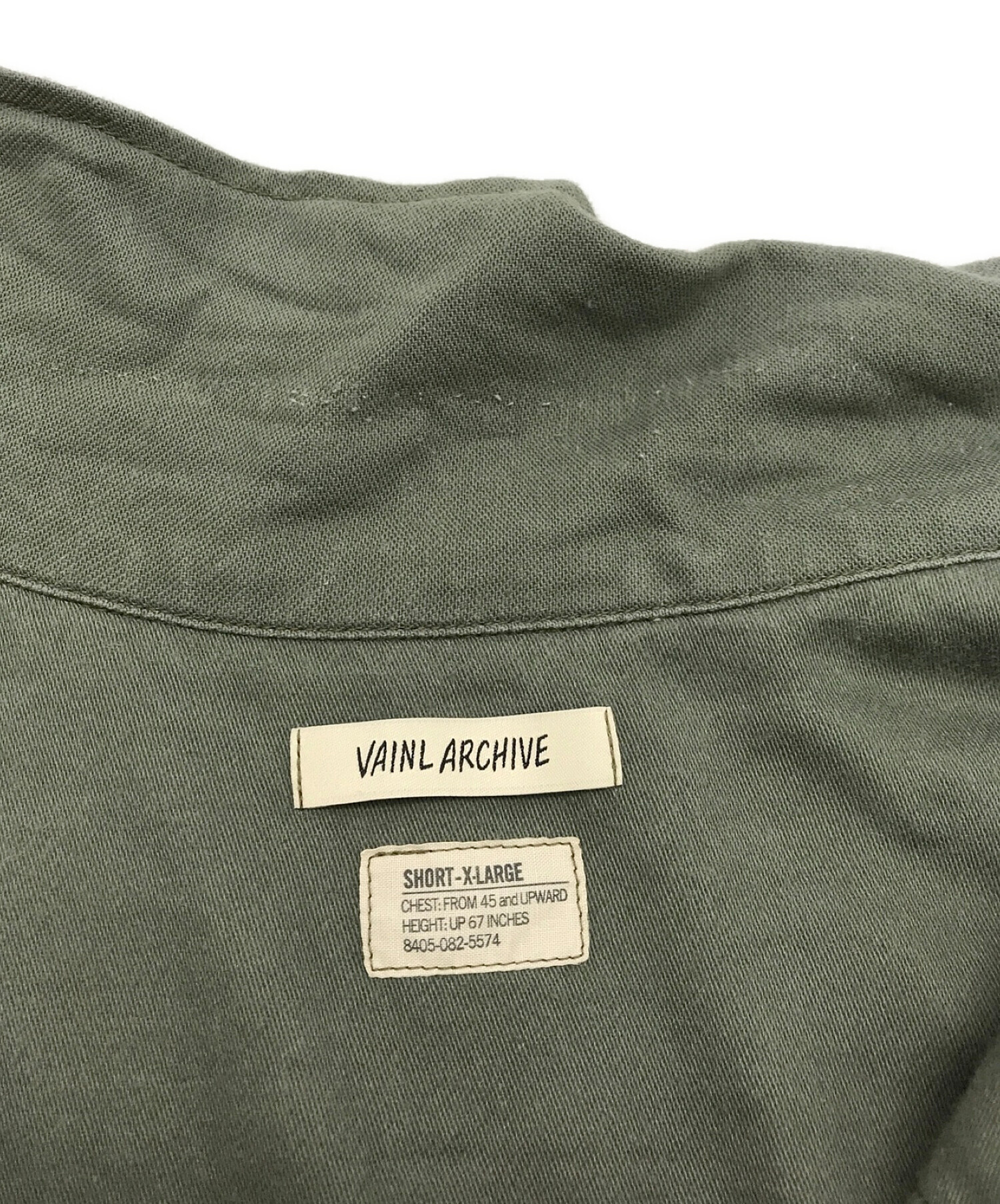 VAINL ARCHIVE (ヴァイナルアーカイブ) Buzz Rickson's (バズリクソンズ) BEAMS JAPAN (ビームスジャパン)  Fatigue Jacket カーキ サイズ:XL
