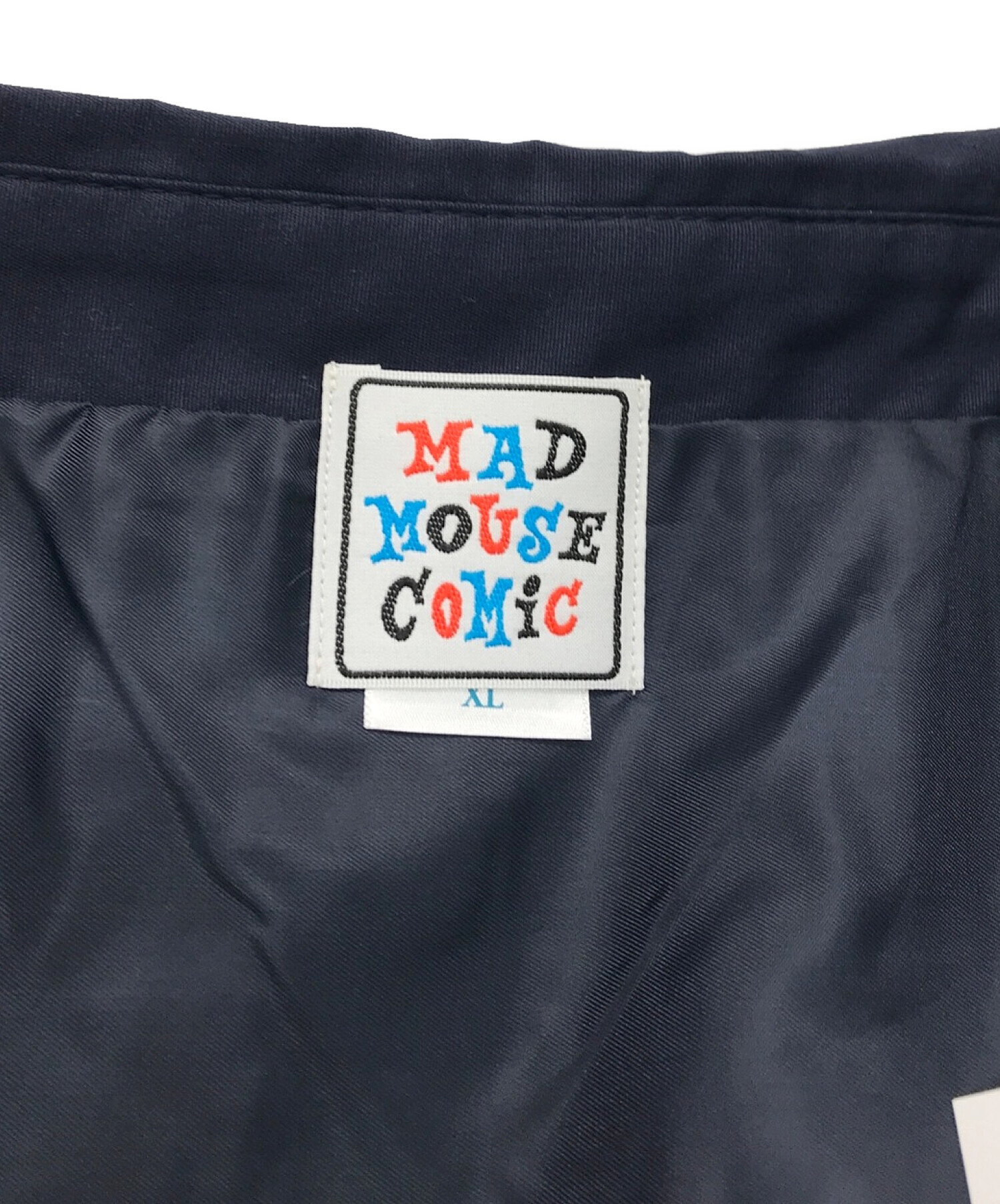 MAD MOUSE COMIC (マッドマウスコミック) TOY MACHINE (トイマシーン) コーチジャケット ネイビー サイズ:XL