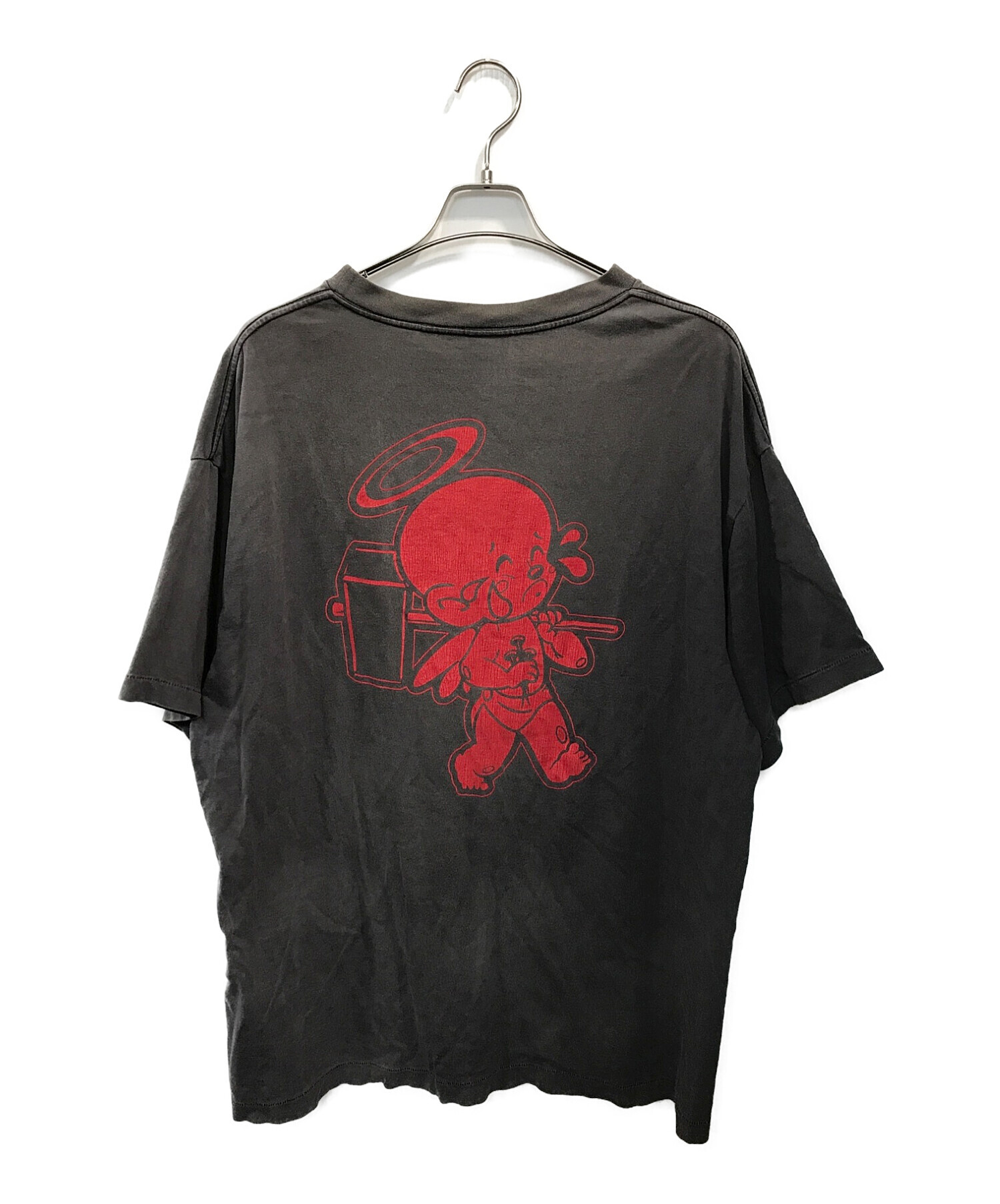 SAINT MICHAEL (セントマイケル) Denim Tears (デニム ティアーズ) FACES SS TEE グレー サイズ:XXL