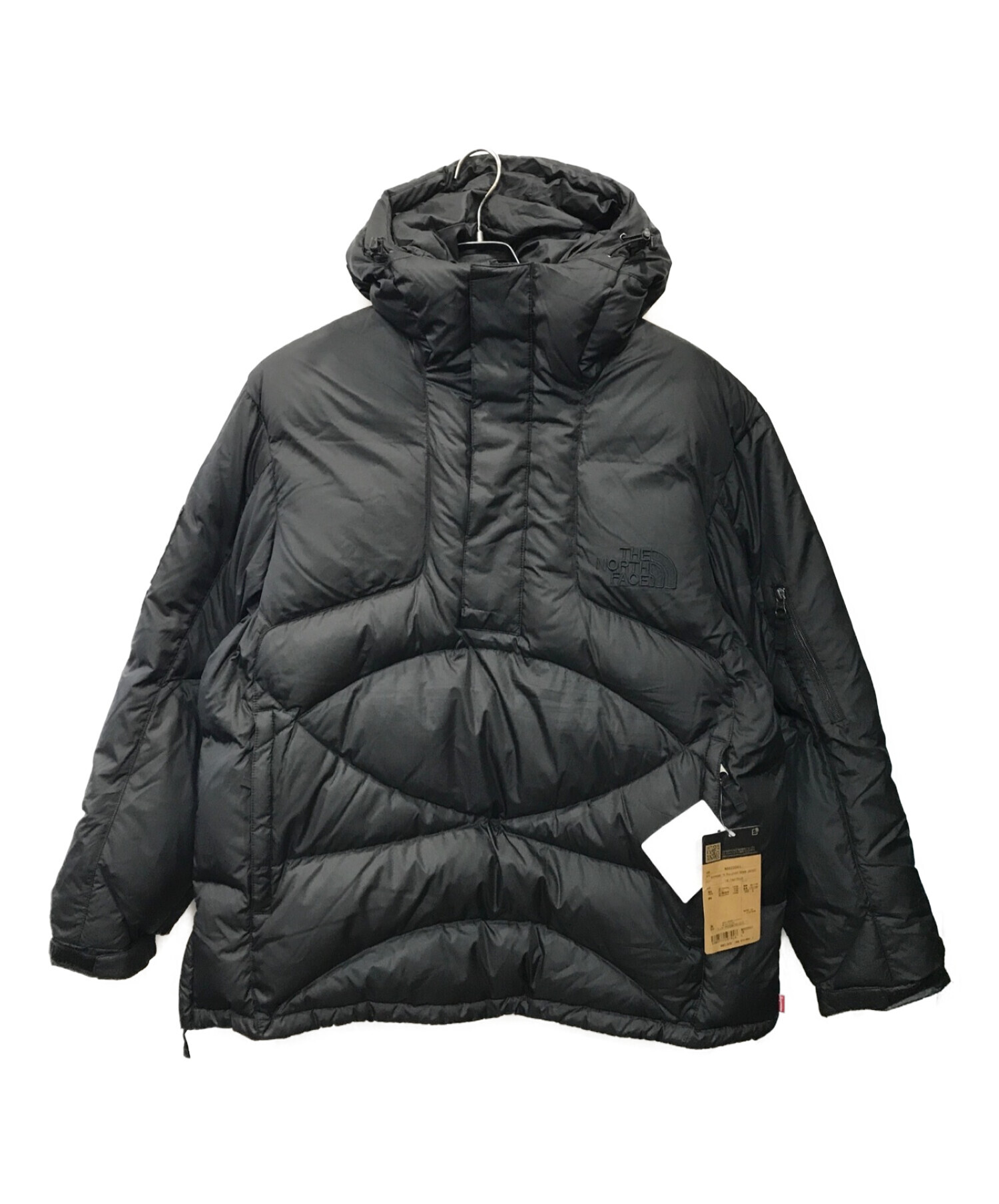 Supreme (シュプリーム) THE NORTH FACE (ザ ノース フェイス) 800-Fill Half Zip Hooded  Pullover ブラック サイズ:L 未使用品