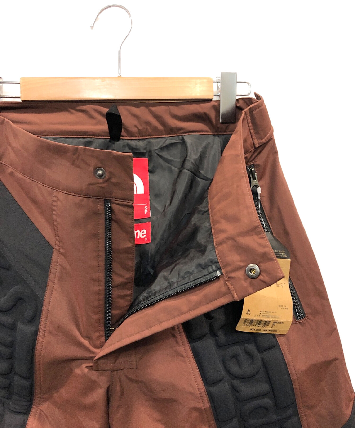 Supreme (シュプリーム) THE NORTH FACE (ザ ノース フェイス) Steep Tech Padded Pant ブラウン  サイズ:S