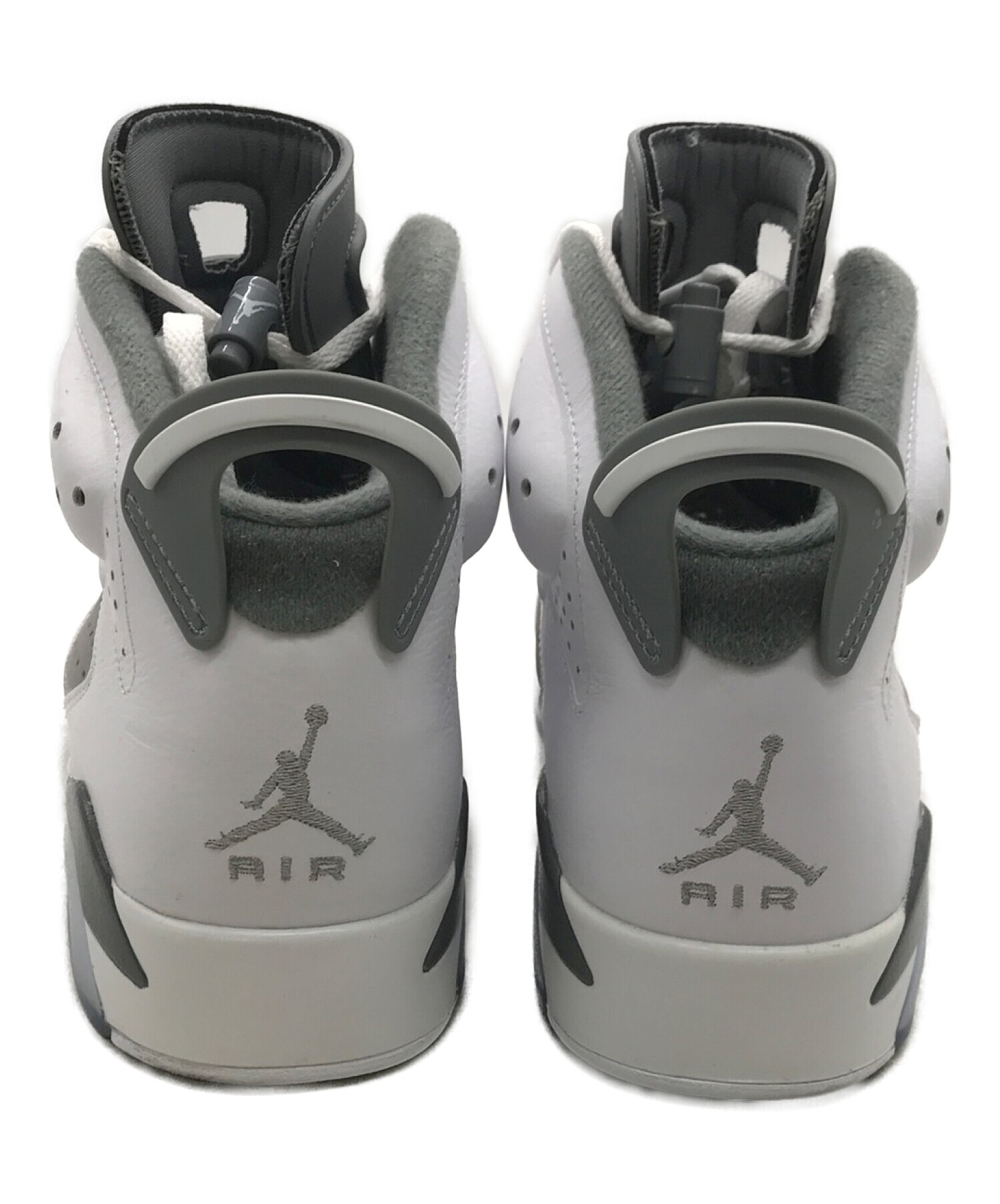 中古・古着通販】NIKE (ナイキ) AIR JORDAN 6 RETRO グレー×ホワイト