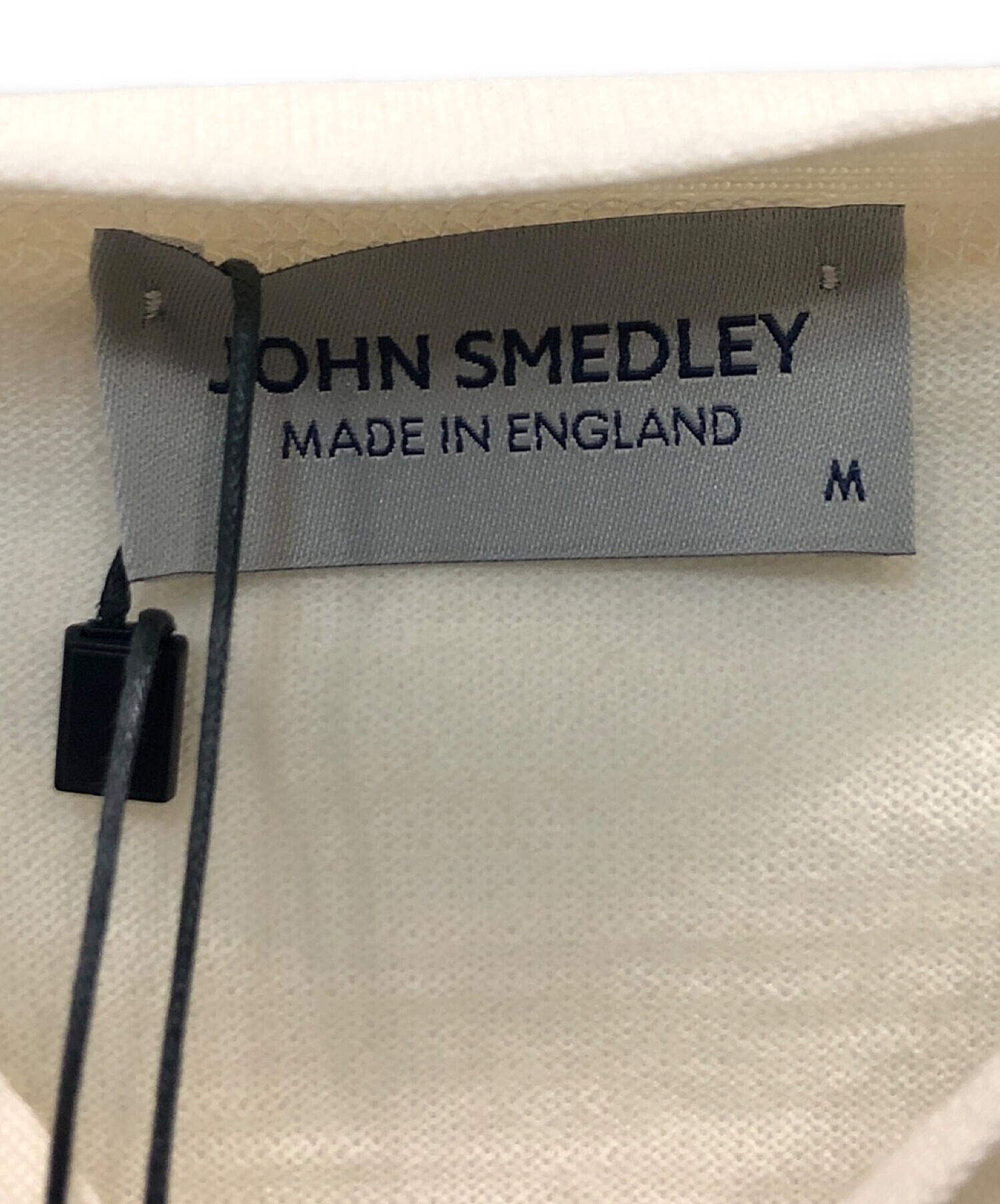 JOHN SMEDLEY (ジョンスメドレー) ウールカーディガン アイボリー サイズ:M 未使用品