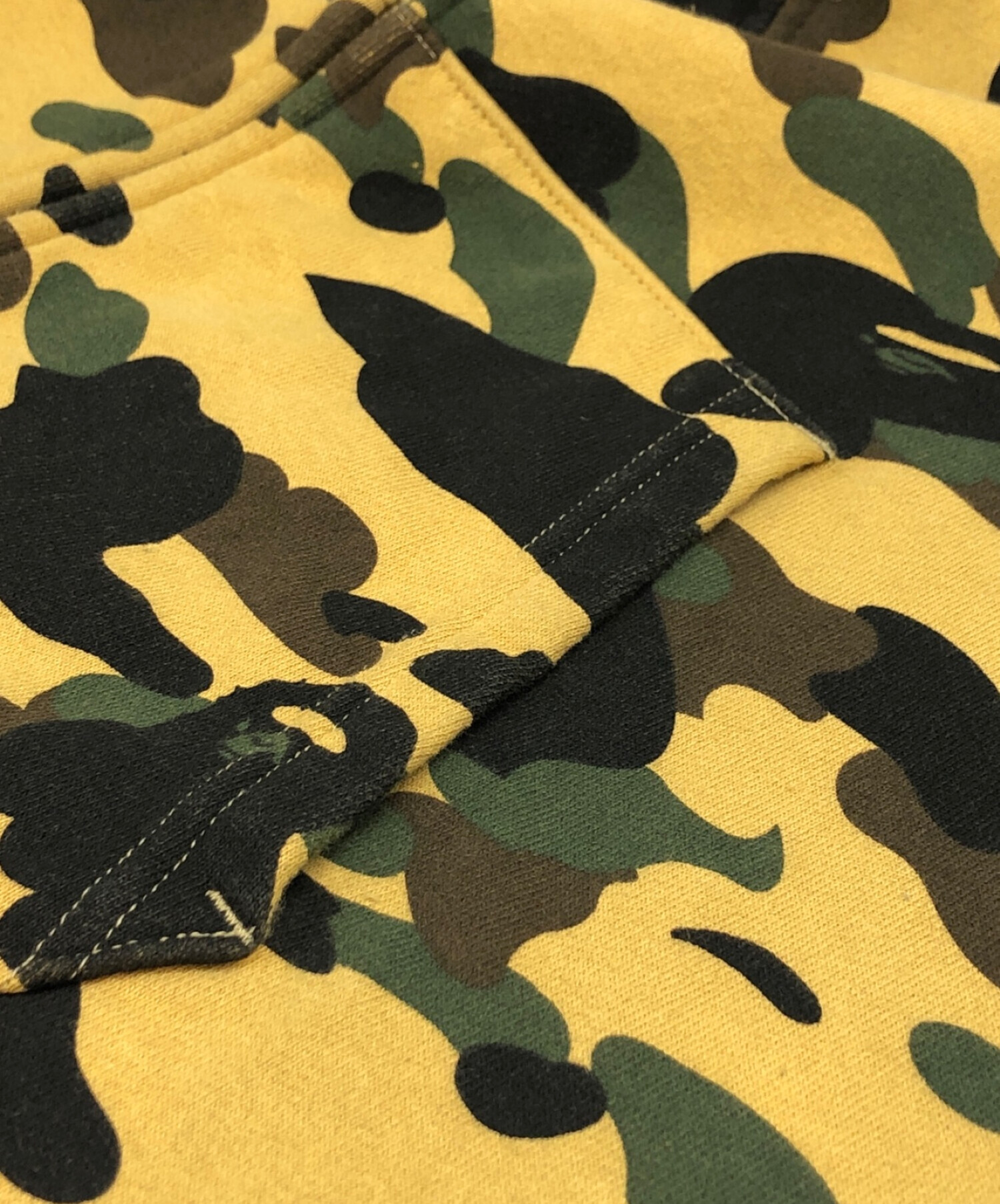 A BATHING APE (ア ベイシング エイプ) 1stCAMOシャークパーカー ベージュ サイズ:XL