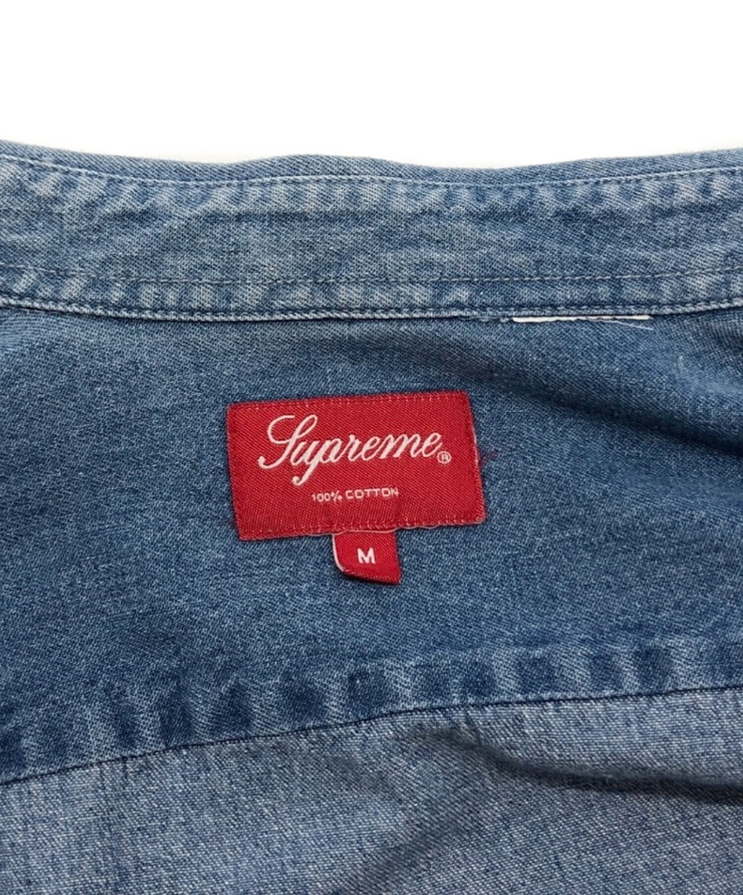 SUPREME (シュプリーム) 22AW Small Box Shirt Denim インディゴ サイズ:M