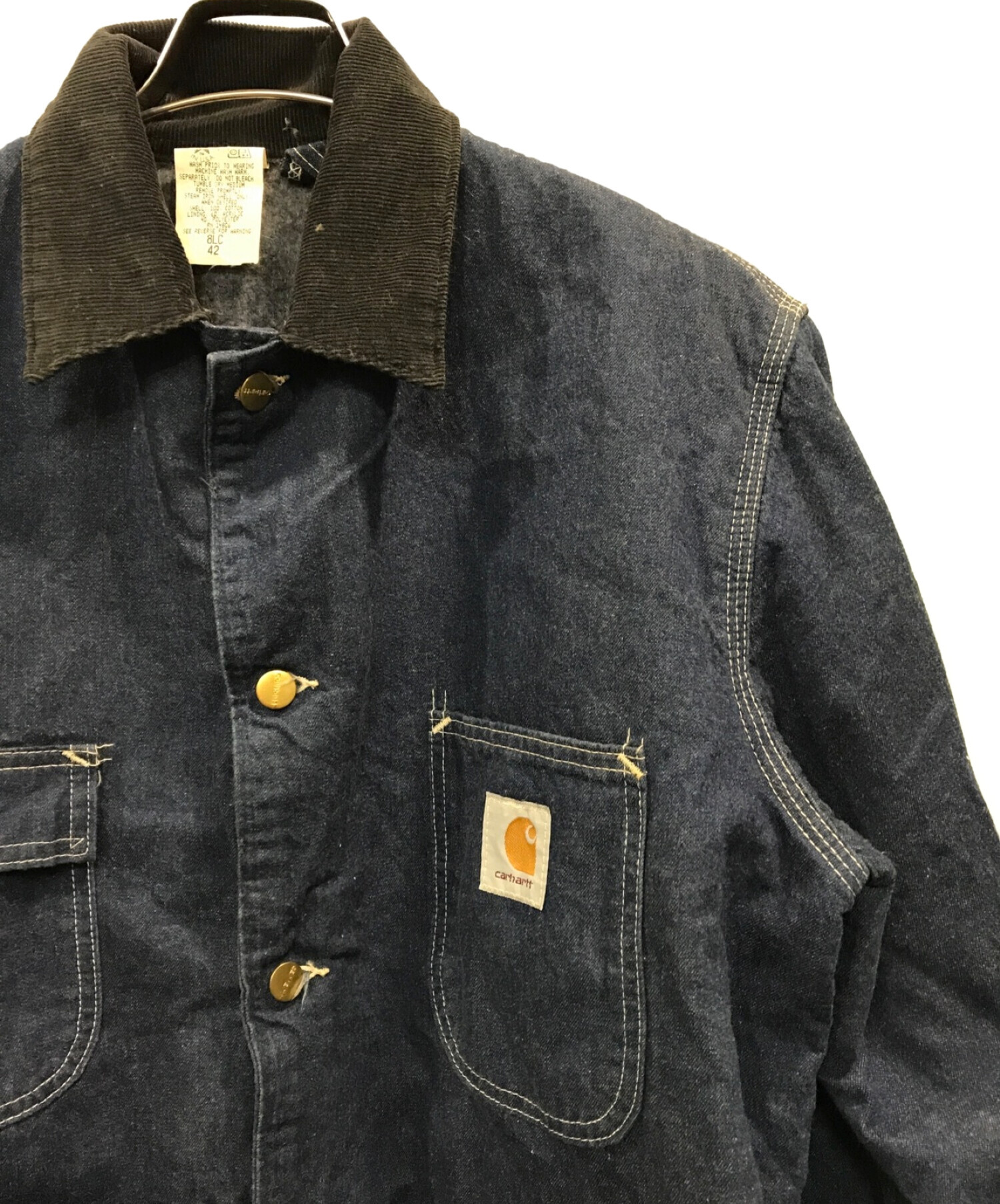 CarHartt (カーハート) 80's ミシガンチョアコート インディゴ サイズ:42