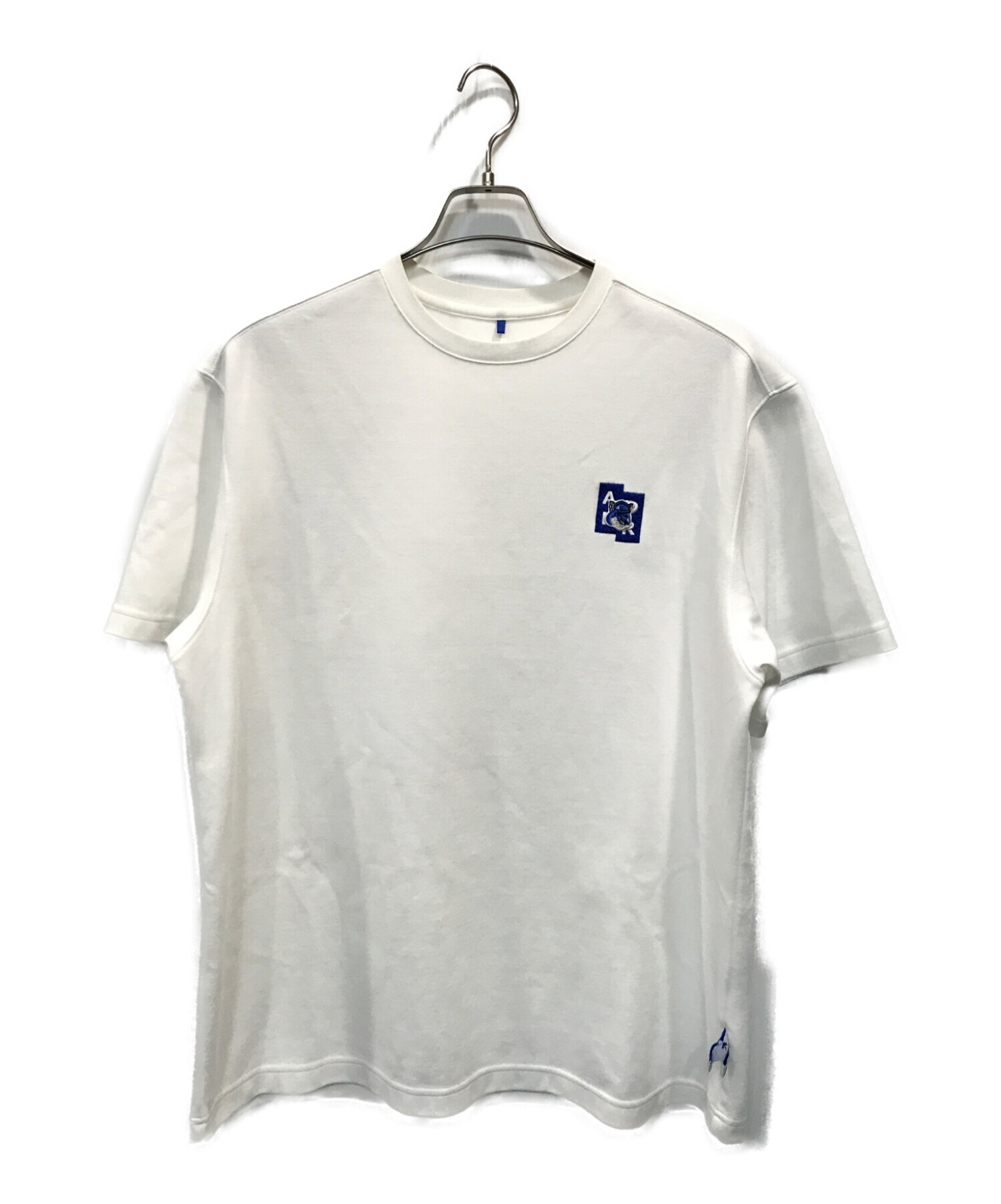 ADER error (アーダーエラー) MAISON KITSUNE (メゾンキツネ) Tetris blue fox t-shirt ホワイト  サイズ:A2