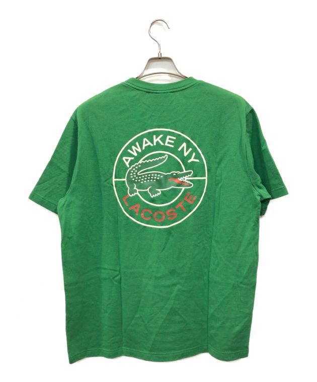 LACOSTE (ラコステ) AWAKE (アウェイク) NY crew neck T-shirt グリーン サイズ:M