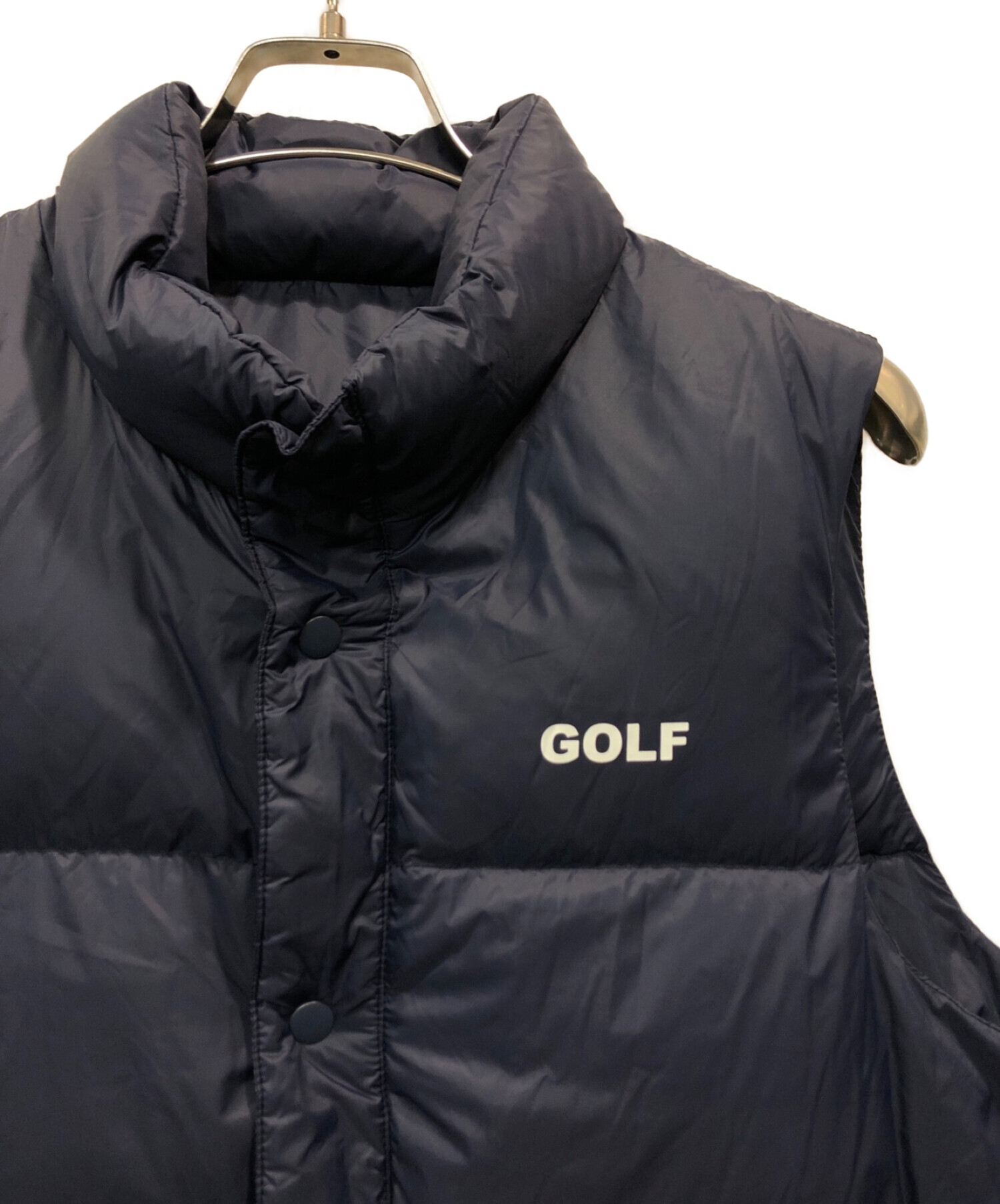 中古・古着通販】GOLF WANG (ゴルフワン) パデットベスト ネイビー