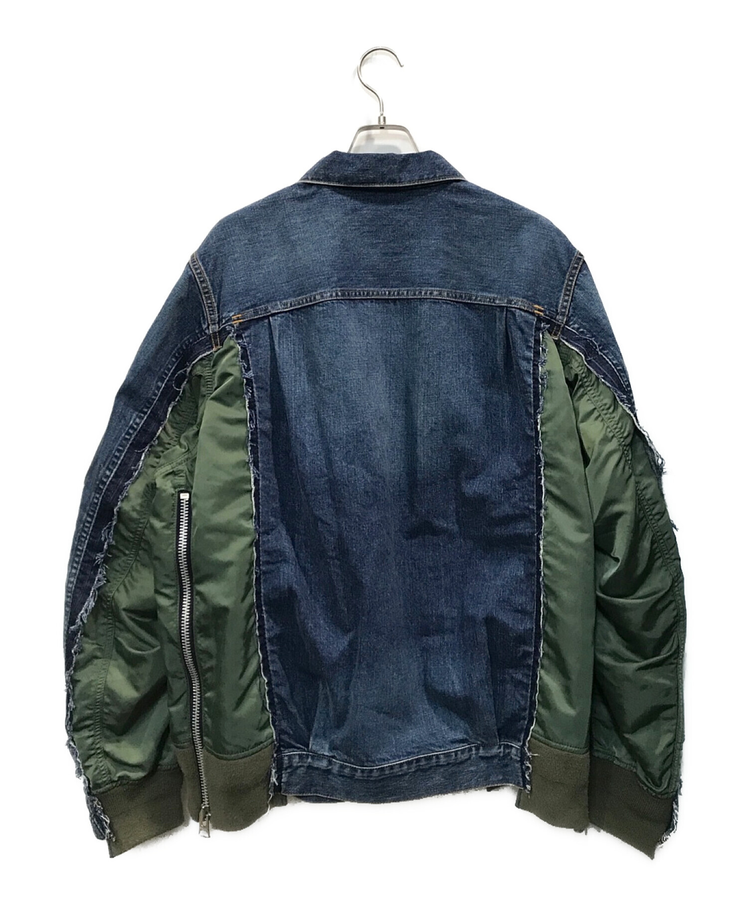 sacai (サカイ) Denim x MA-1 Jacket インディゴ サイズ:3