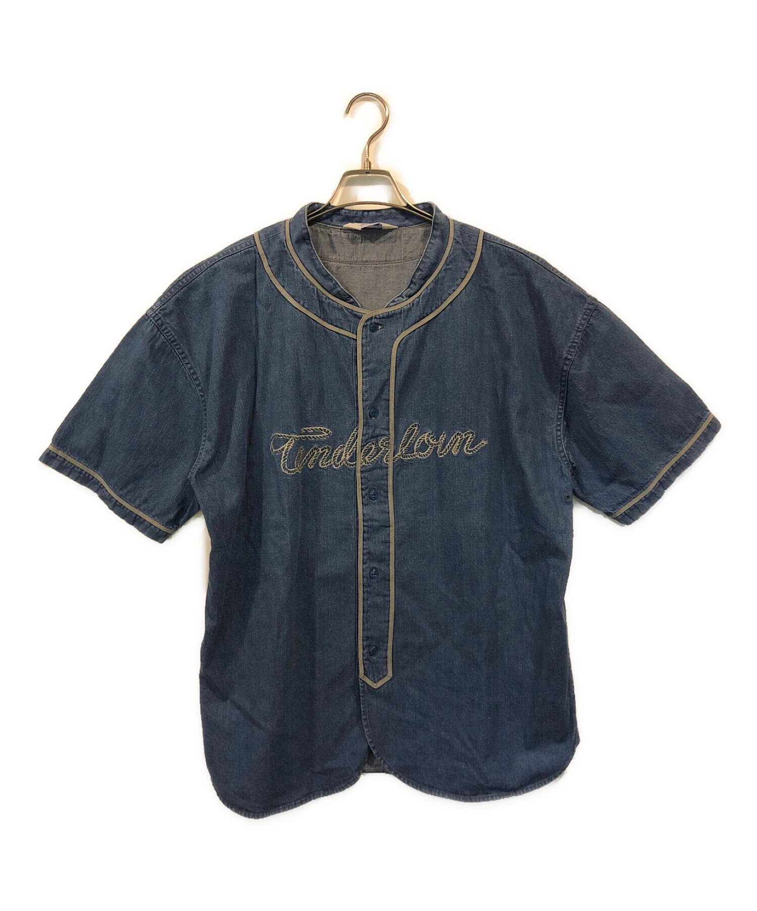 TENDERLOIN (テンダーロイン) デニムベースボールシャツ インディゴ サイズ:XL