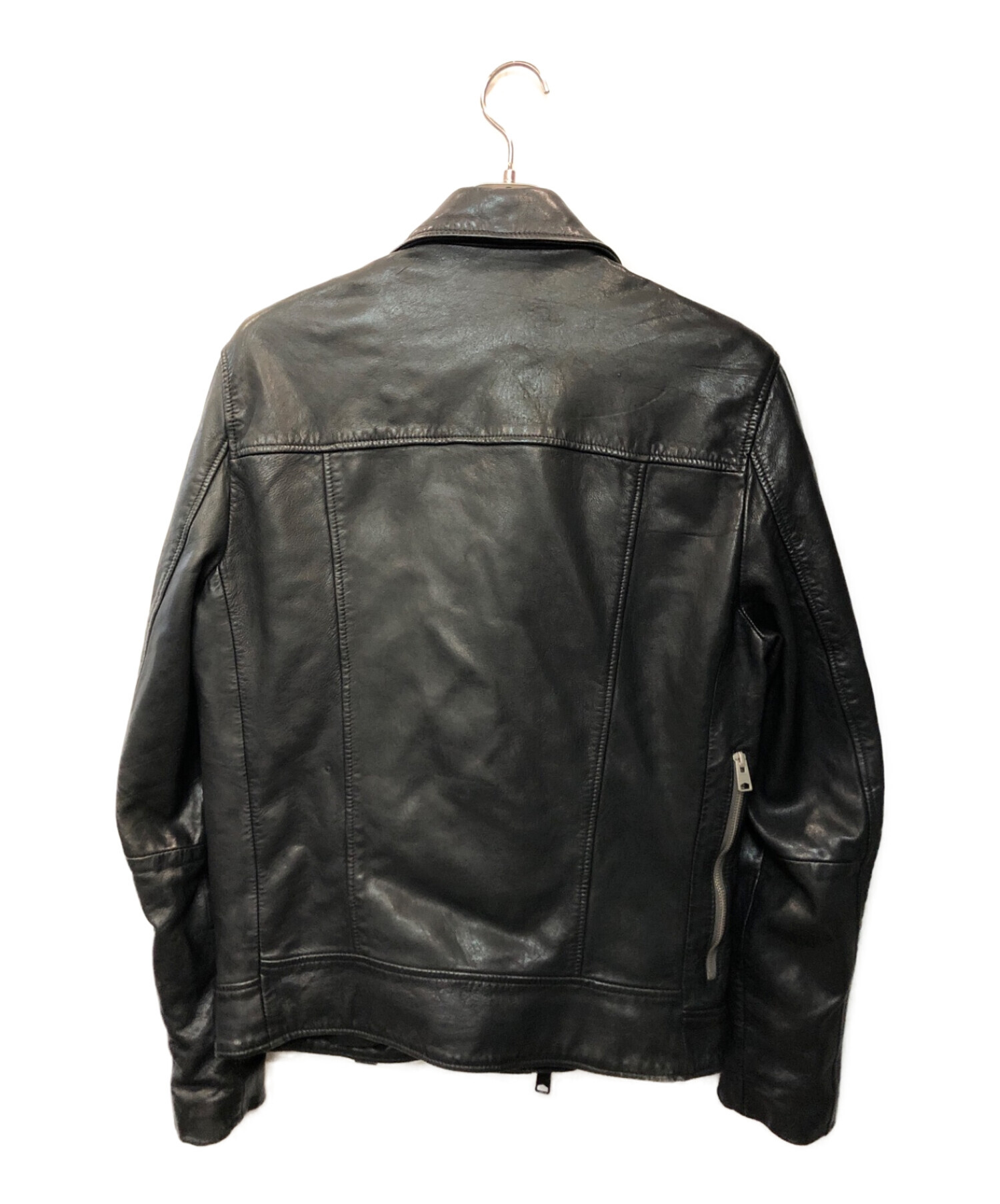 ALL SAINTS (オールセインツ) Muir Leather Biker Jacket ブラック サイズ:M