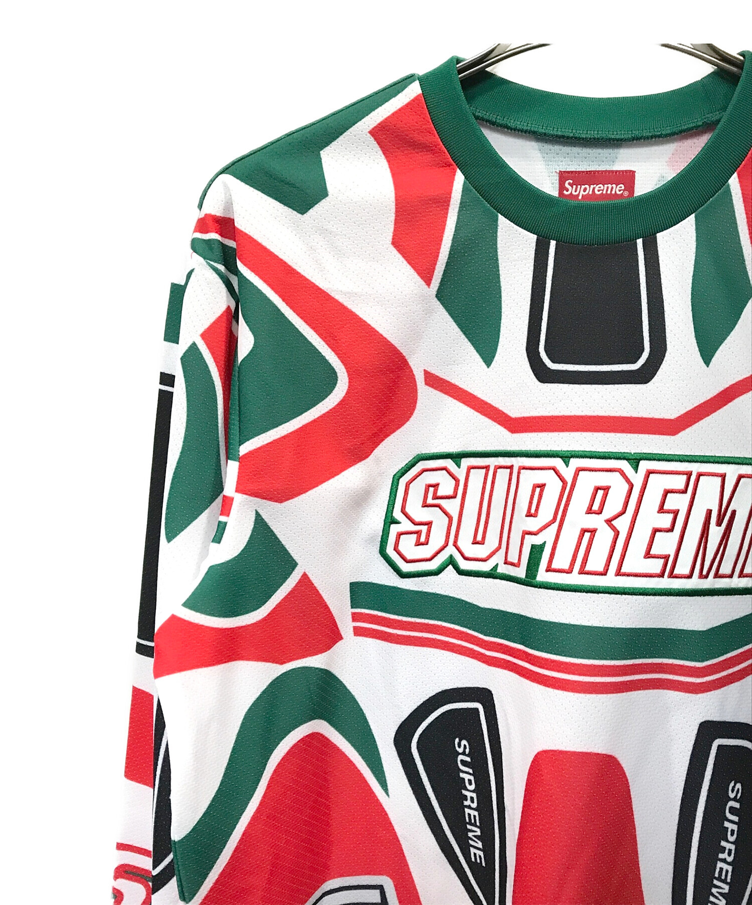 Supreme (シュプリーム) Decals moto jersey ホワイト サイズ:MEDIUM