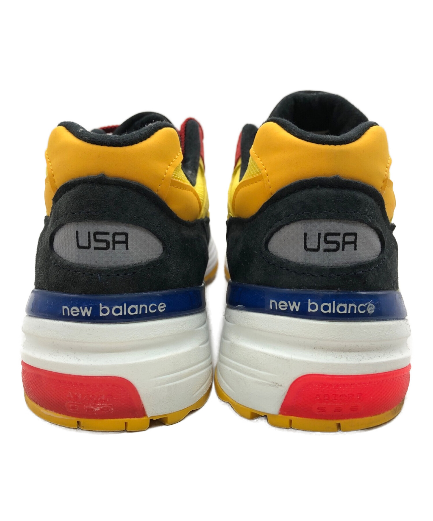 NEW BALANCE (ニューバランス) M992DM イエロー×ブラック サイズ:28.5