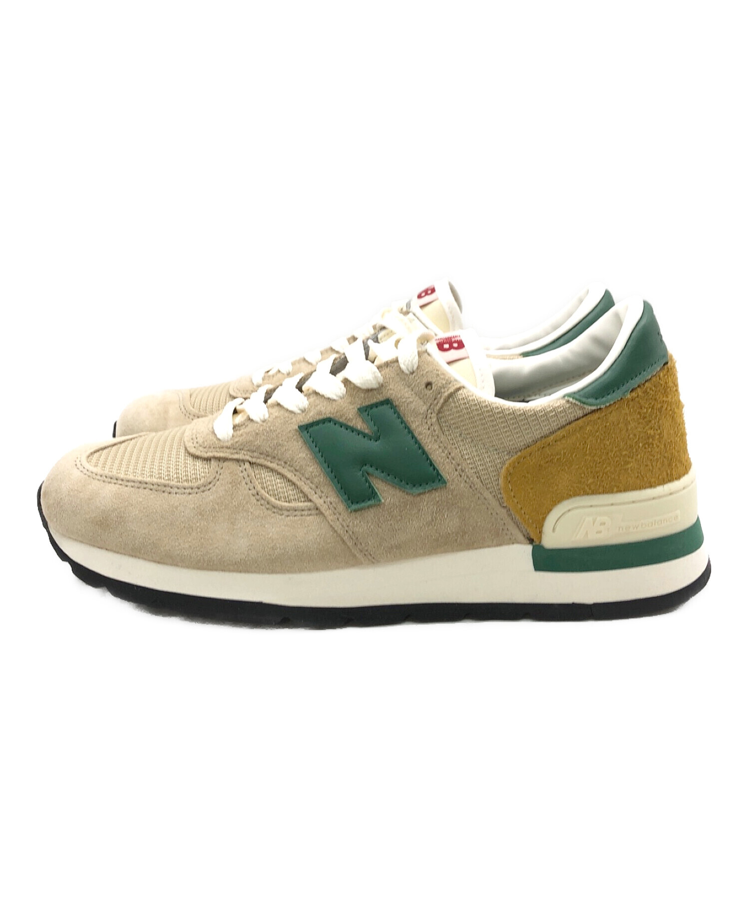 NEW BALANCE (ニューバランス) M990TG1 ベージュ×ブラウン サイズ:29