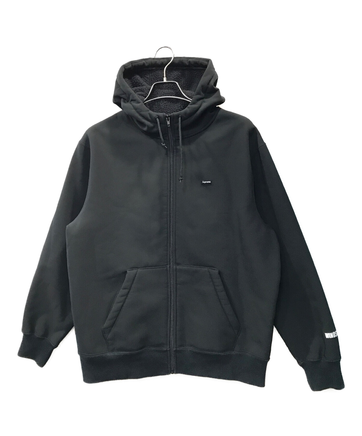 Supreme (シュプリーム) Small Box Zip Up Sweatshirt ブラック サイズ:M