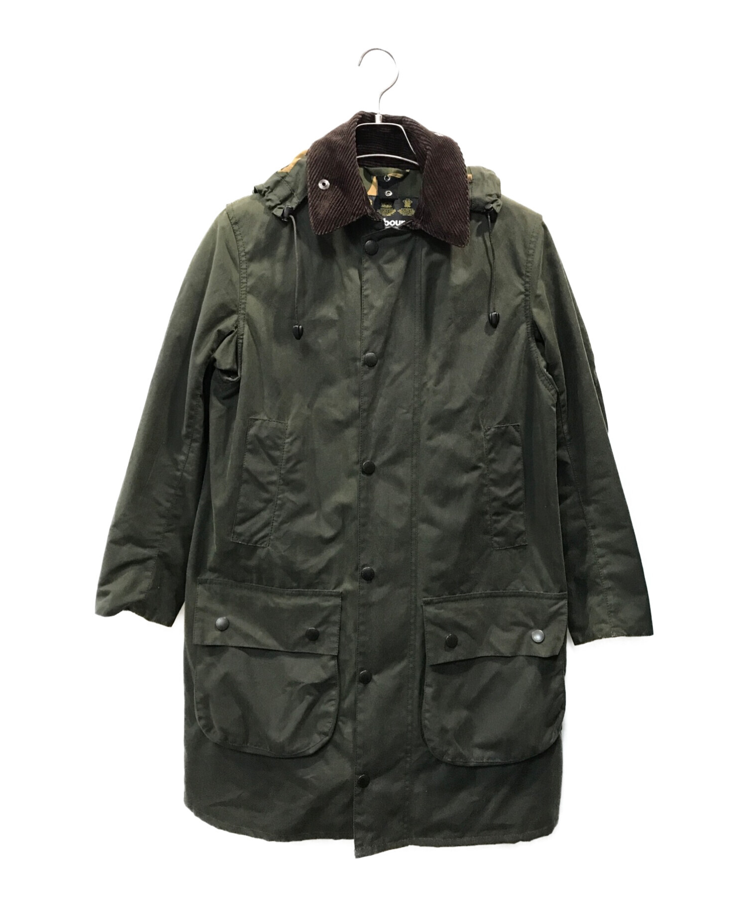 中古・古着通販】Barbour (バブアー) JOURNAL STANDARD (ジャーナルスタンダード) SL HOODED BORDER オリーブ  サイズ:34｜ブランド・古着通販 トレファク公式【TREFAC FASHION】スマホサイト