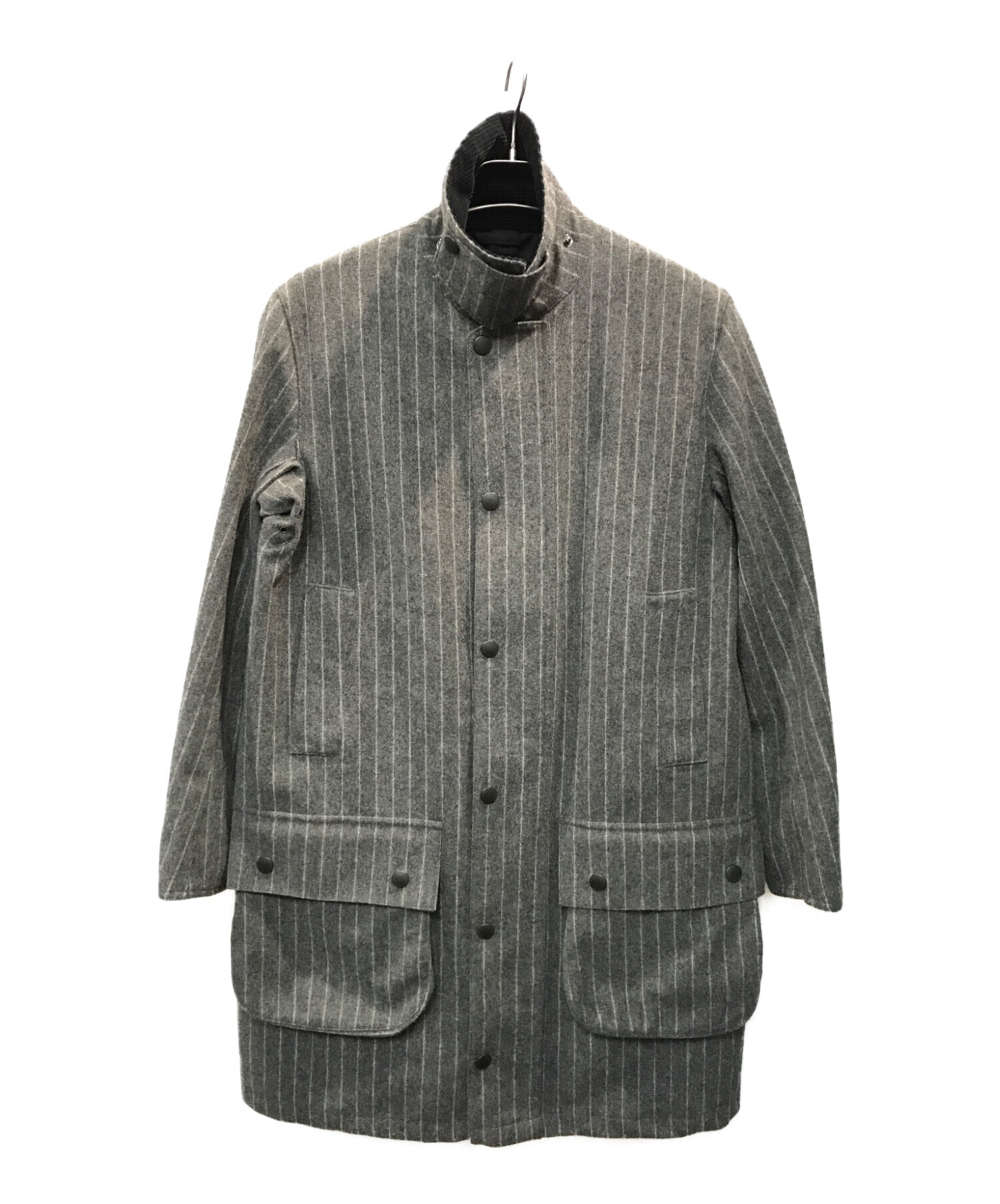 中古・古着通販】Barbour (バブアー) SL BORDER Bonded Wool Coat