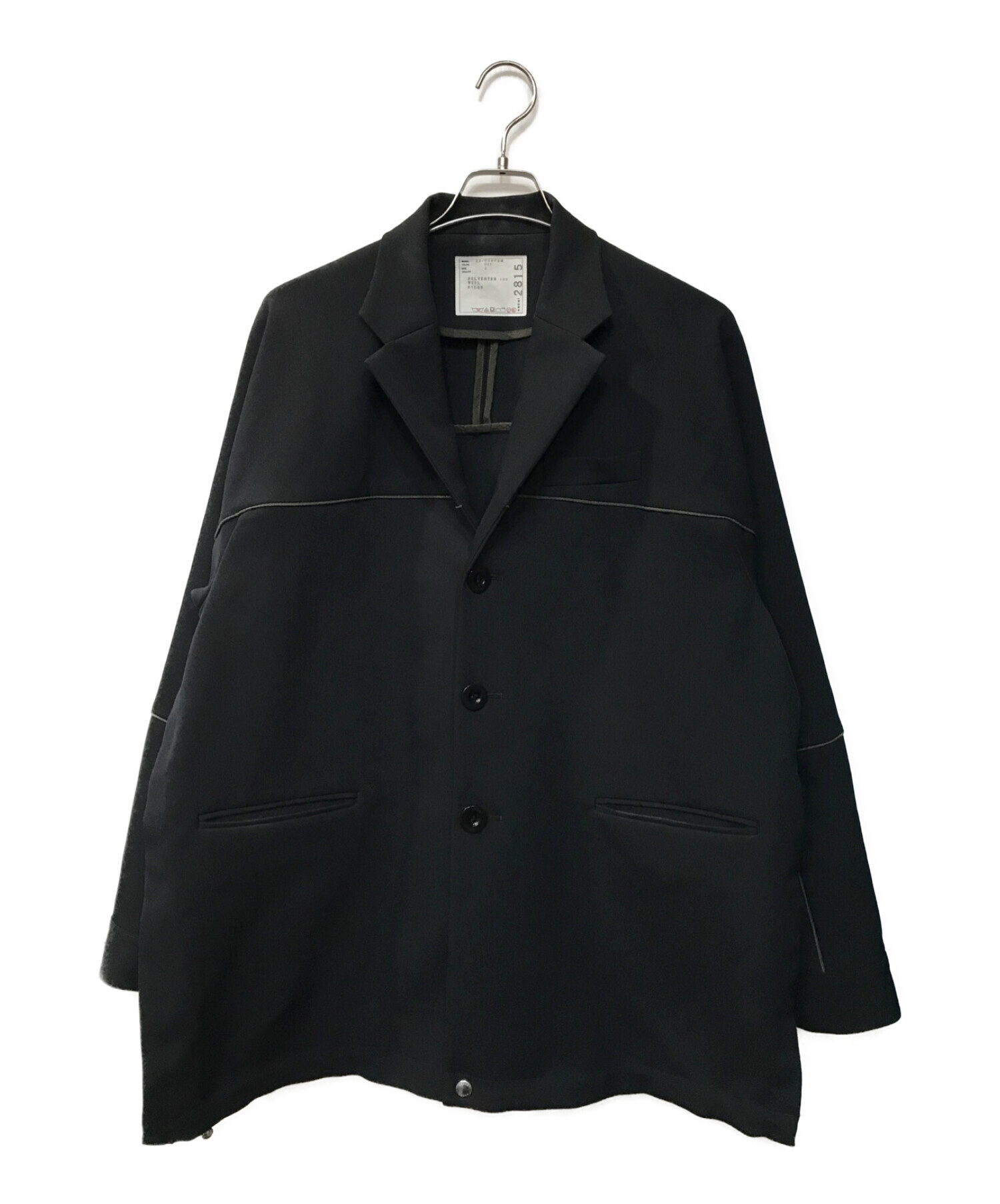 sacai (サカイ) Technical Jersey Jacket ブラック サイズ:2