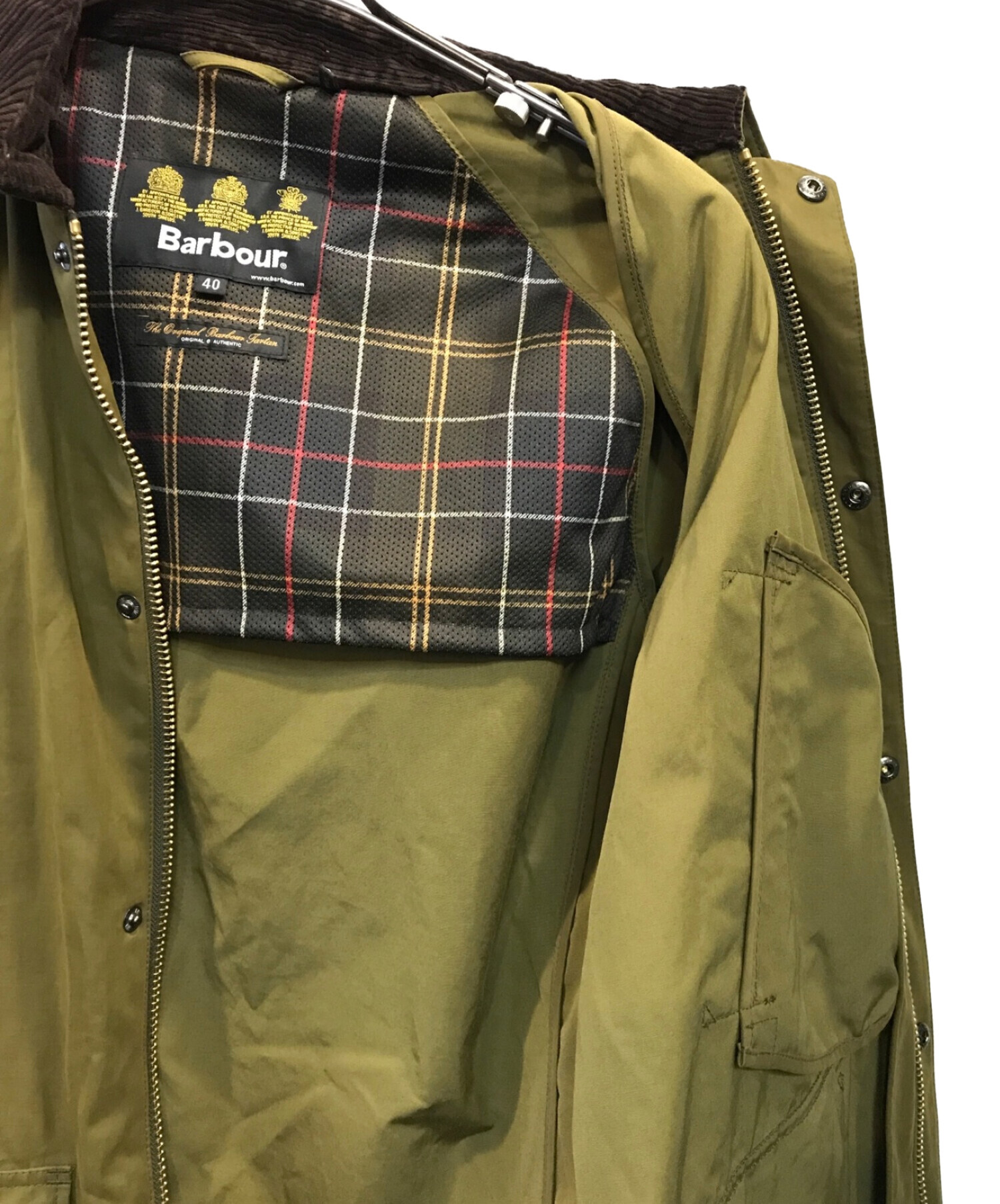 中古・古着通販】Barbour (バブアー) ビデイルジャケット オリーブ