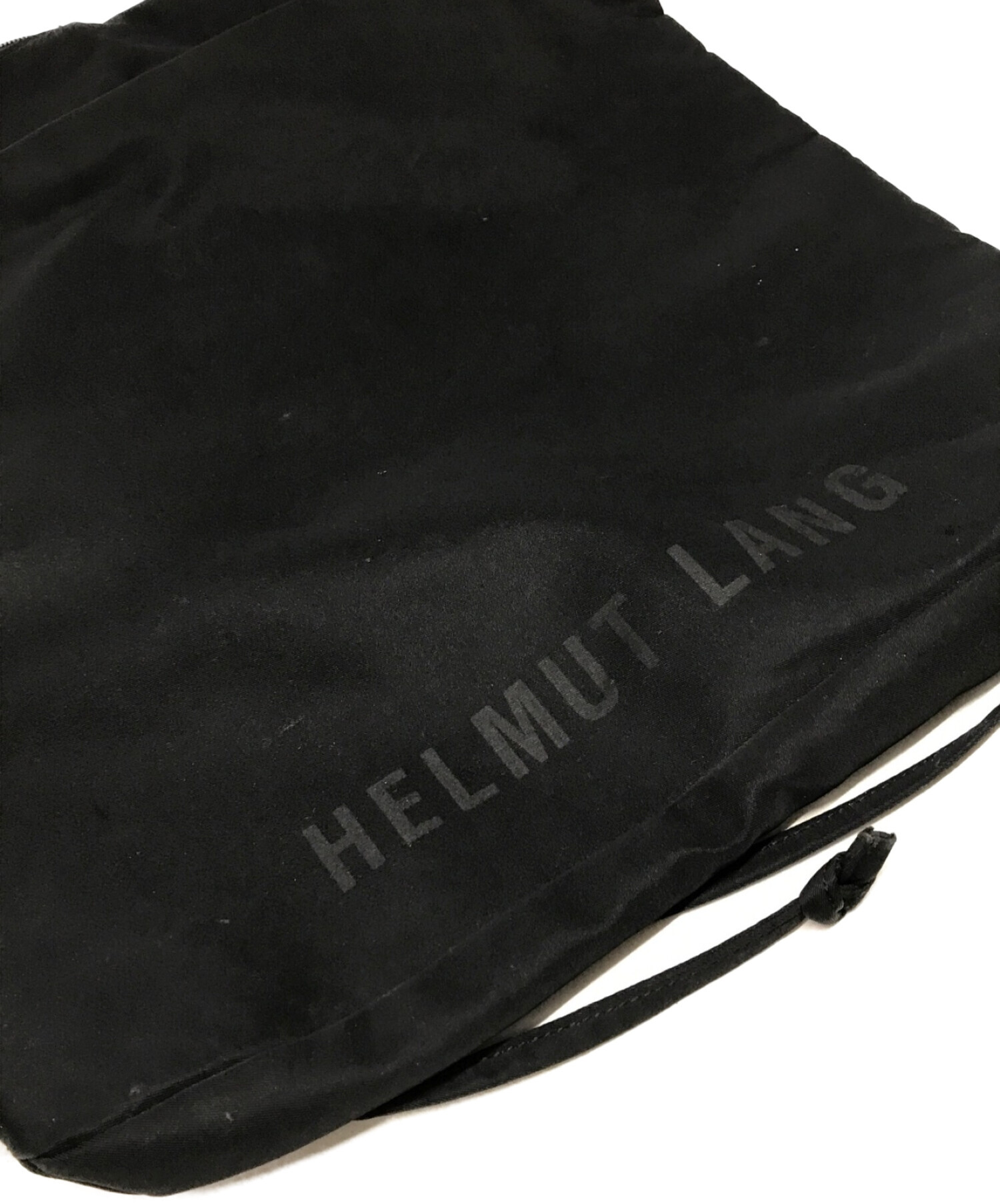 HELMUT LANG (ヘルムートラング) アーカイブナイロンウエストバッグ ブラック