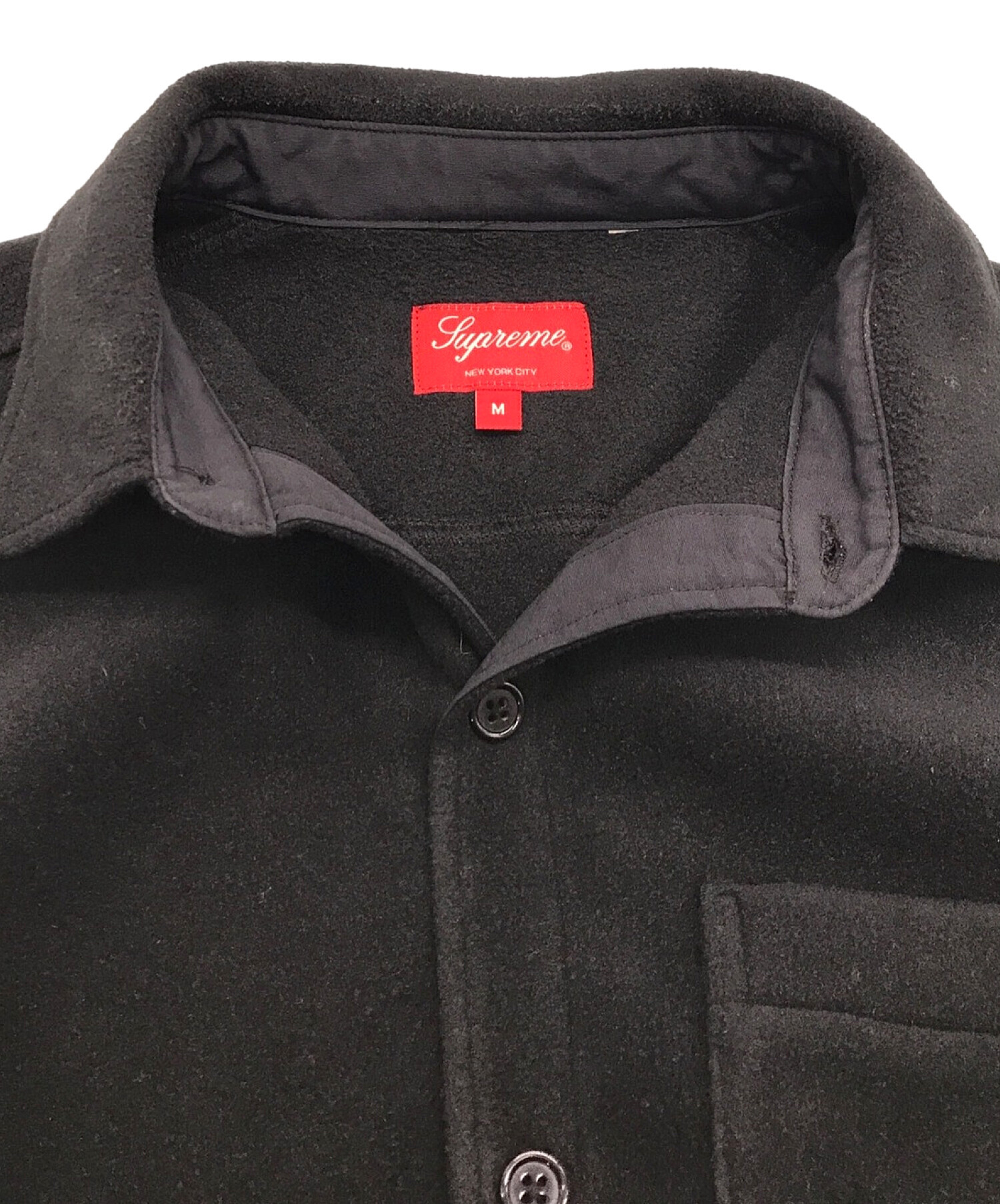 SUPREME (シュプリーム) Polartec Shirt ブラック サイズ:M