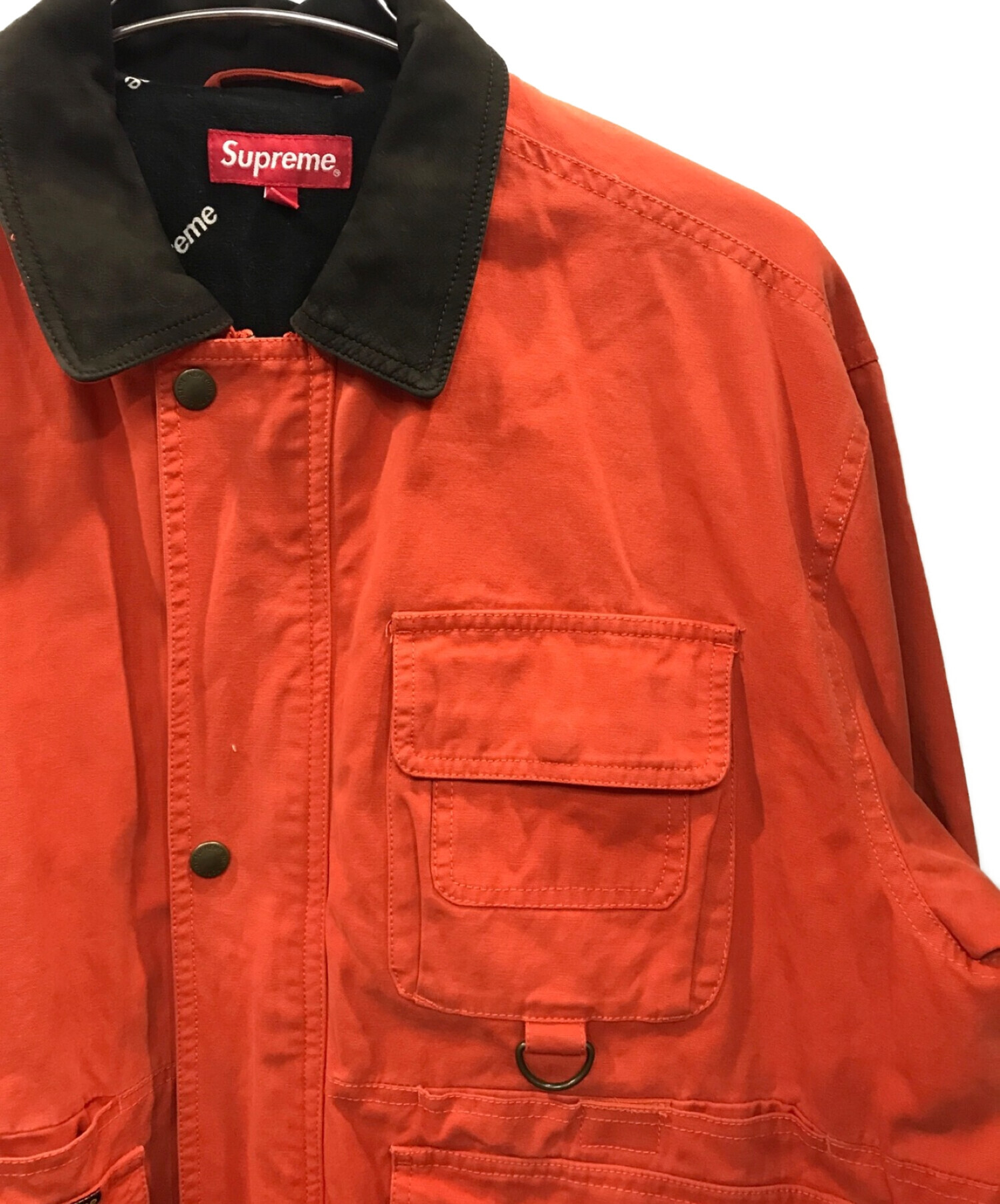 Supreme (シュプリーム) field jacket オレンジ サイズ:L