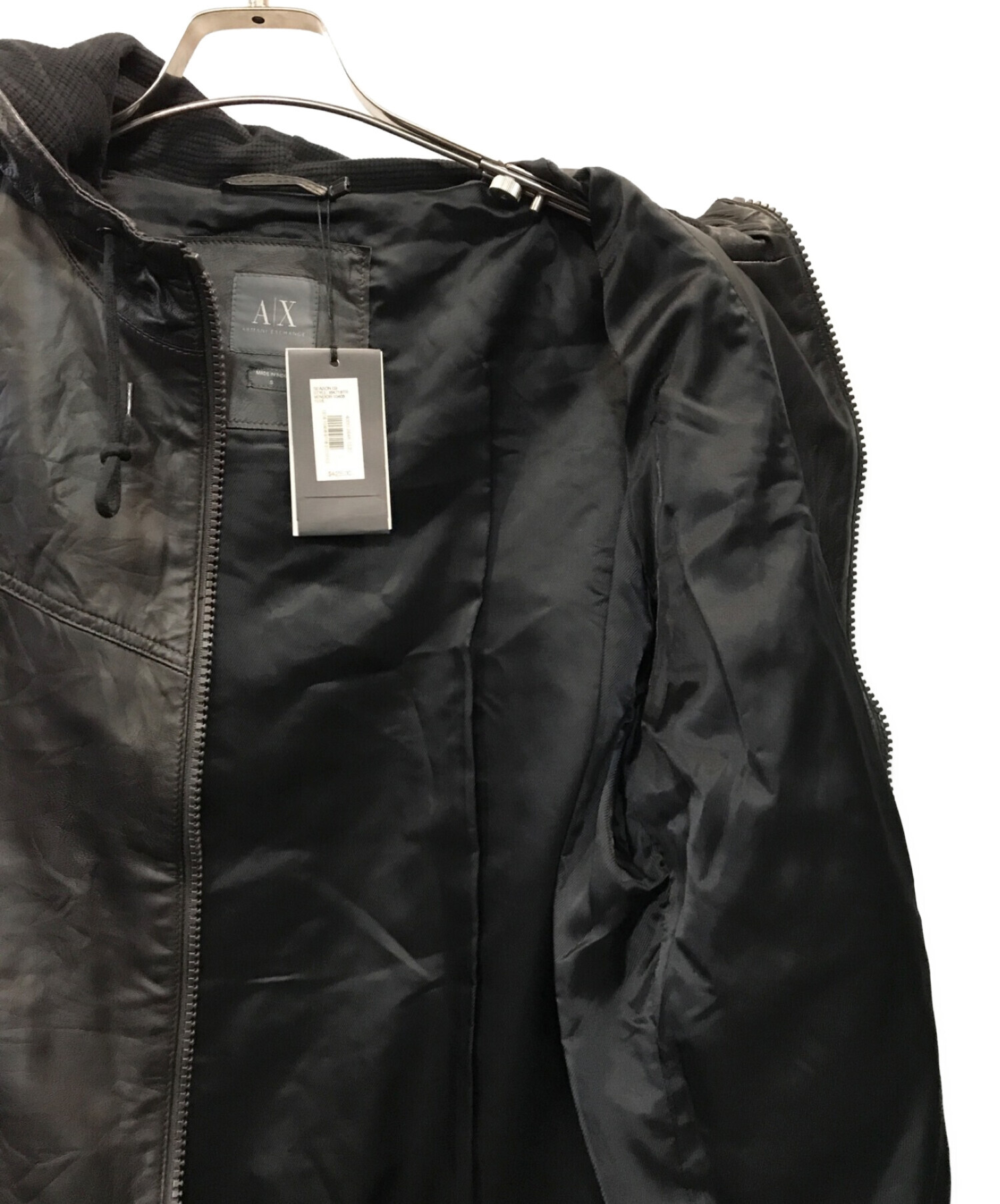 中古・古着通販】ARMANI EXCHANGE (アルマーニ エクスチェンジ) レザー 