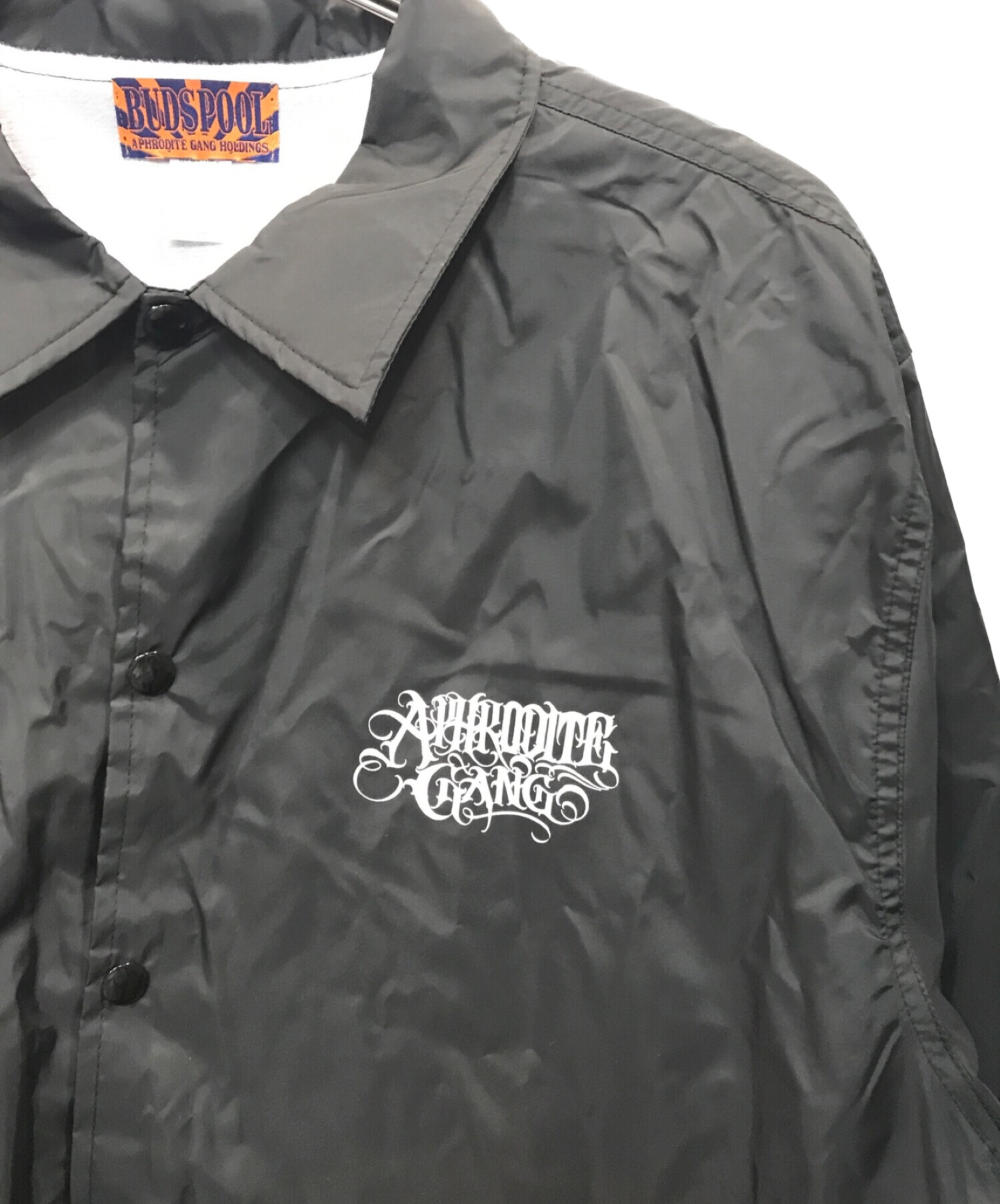 中古・古着通販】BUDSPOOL (バッズプール) COACH JACKET ブラック